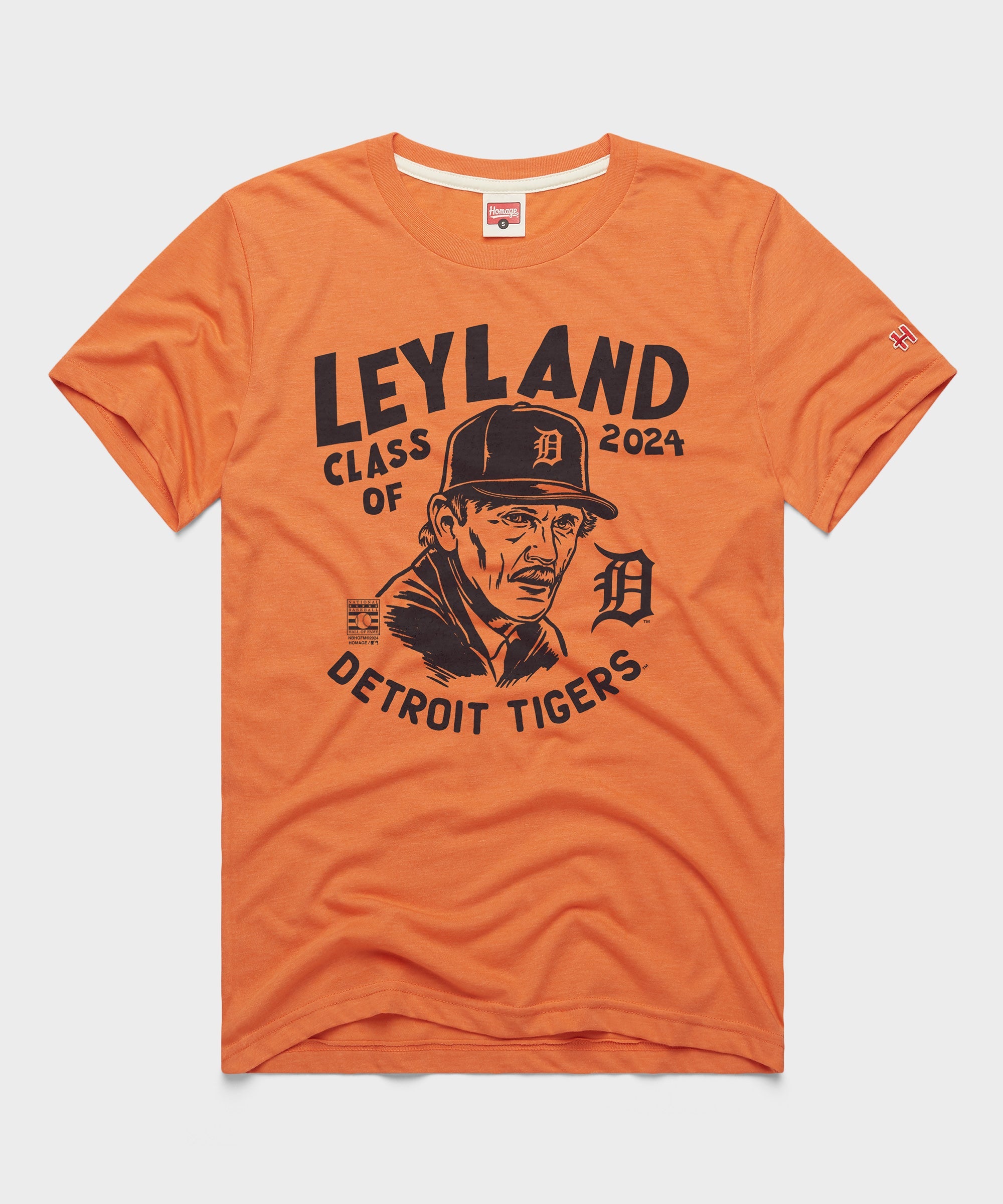 Detroit Tigers Jim Leyland Class Of 2024 Orange