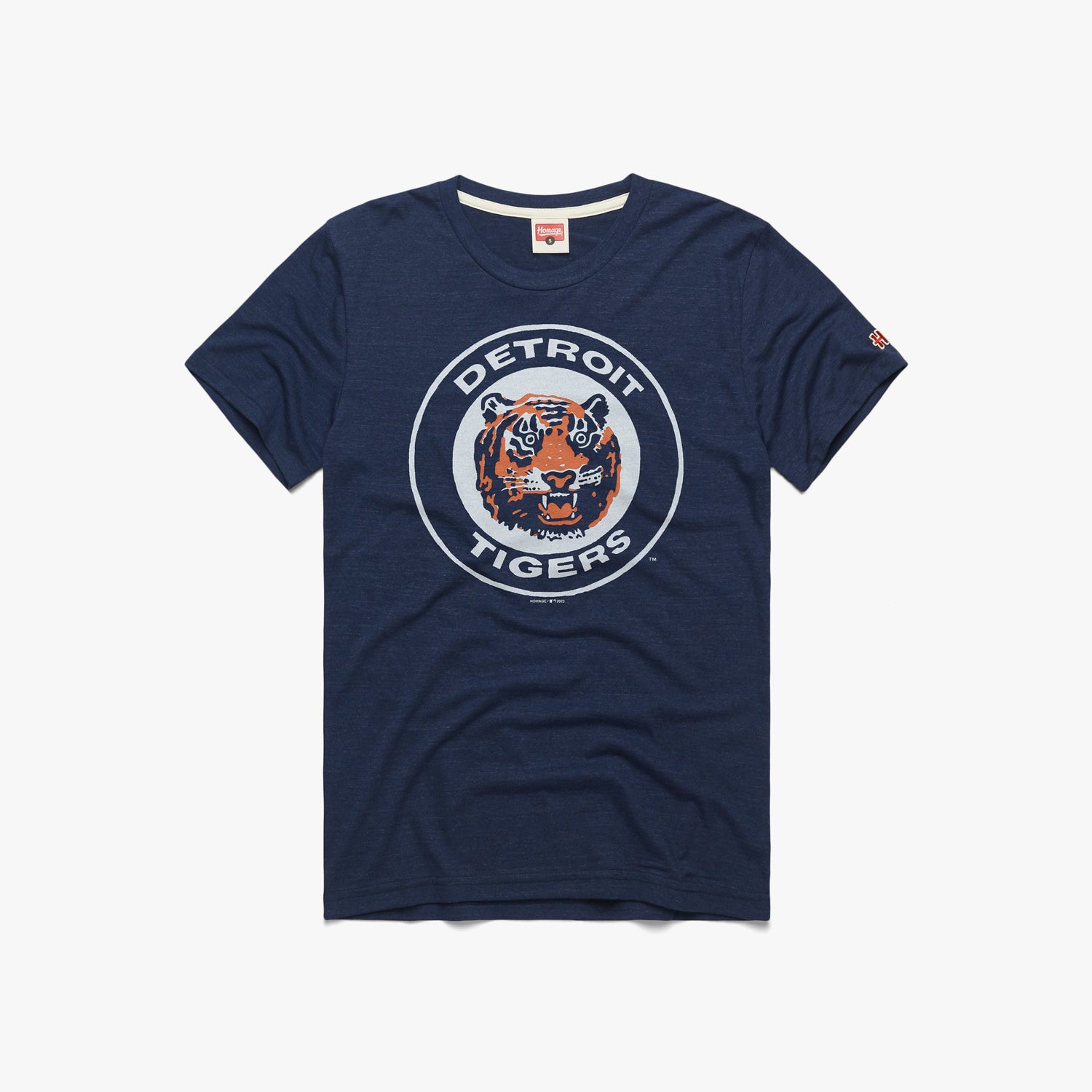 Detroit Tigers '64 T-Shirt from Homage. | Navy | Vintage Apparel from Homage.