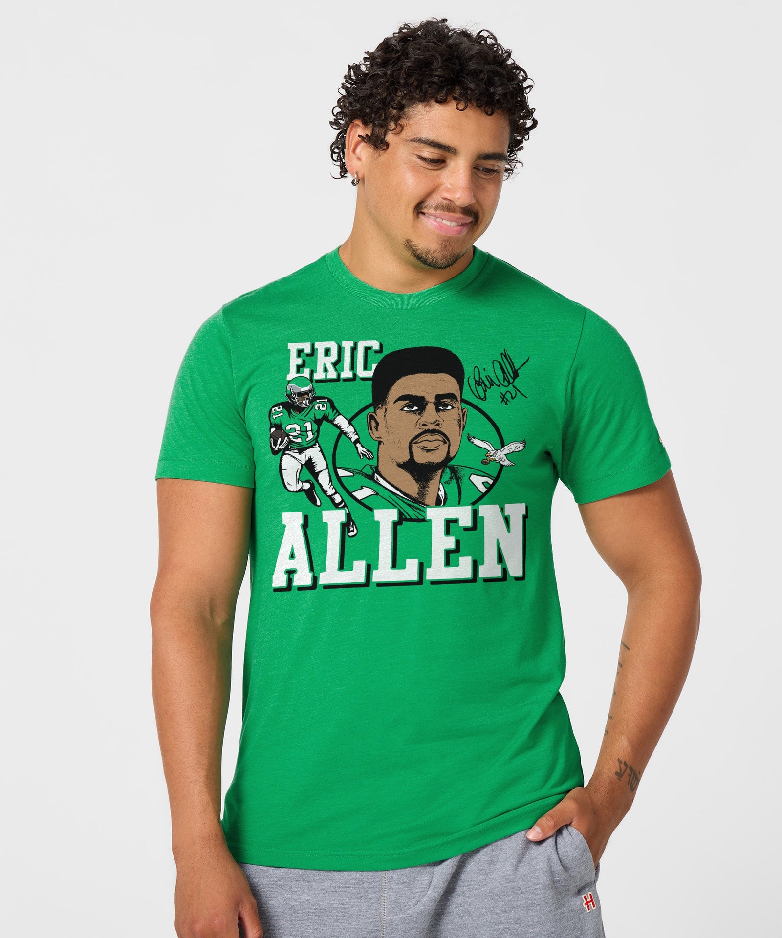 Eagles Eric Allen Signature