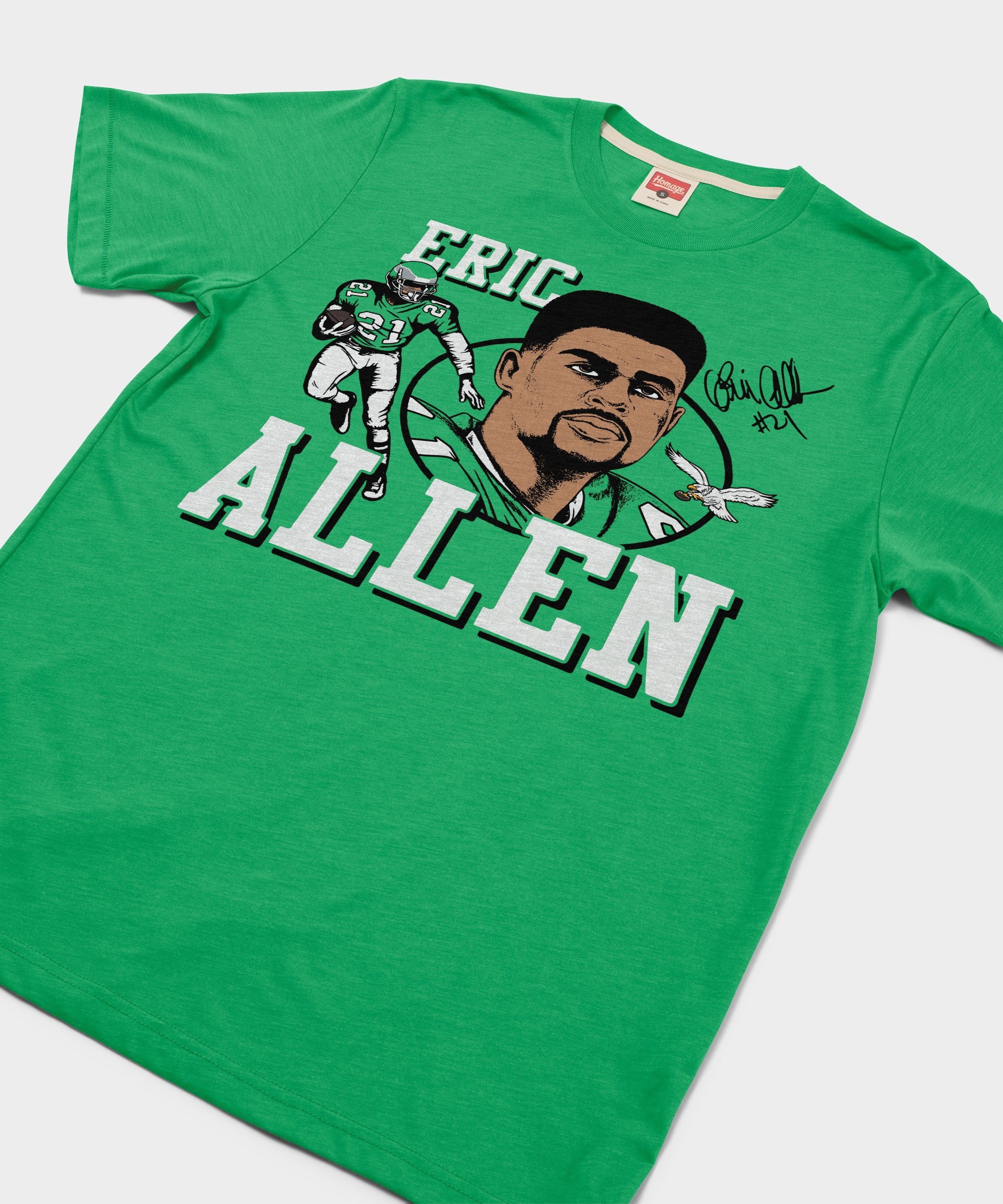 Eagles Eric Allen Signature