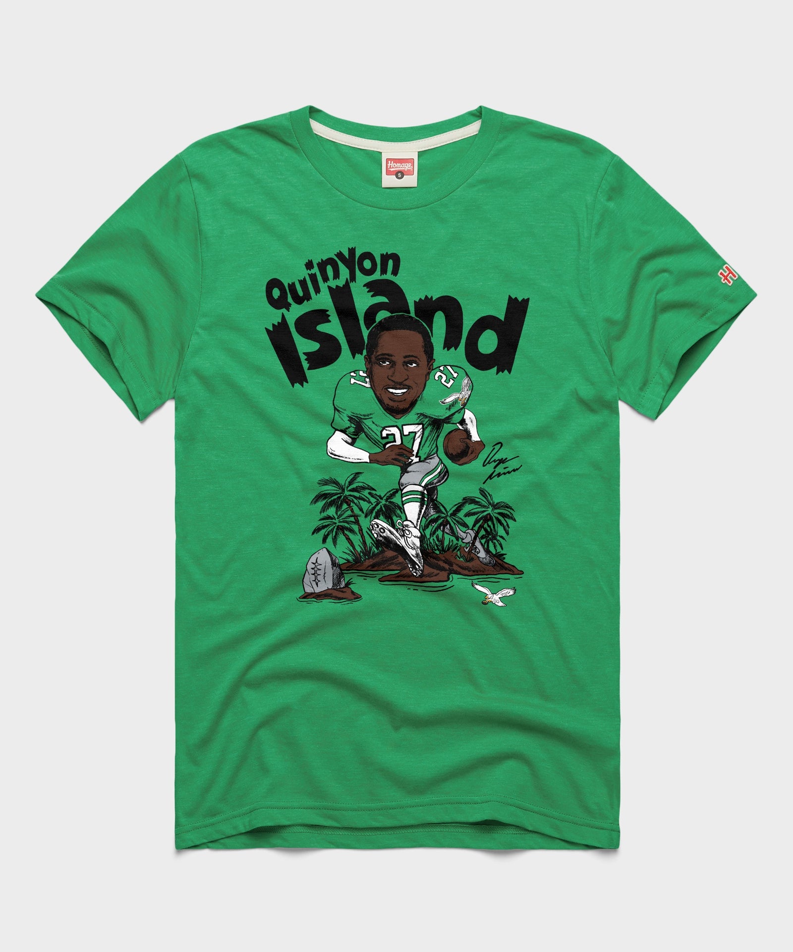 Eagles Quinyon Mitchell Signature
