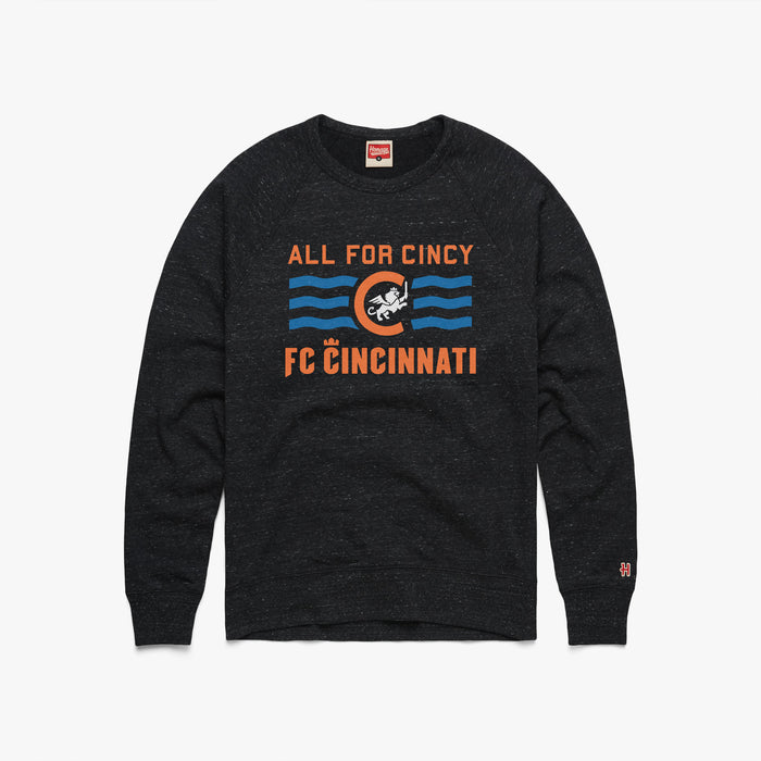 FC Cincinnati All For Cincy Crewneck