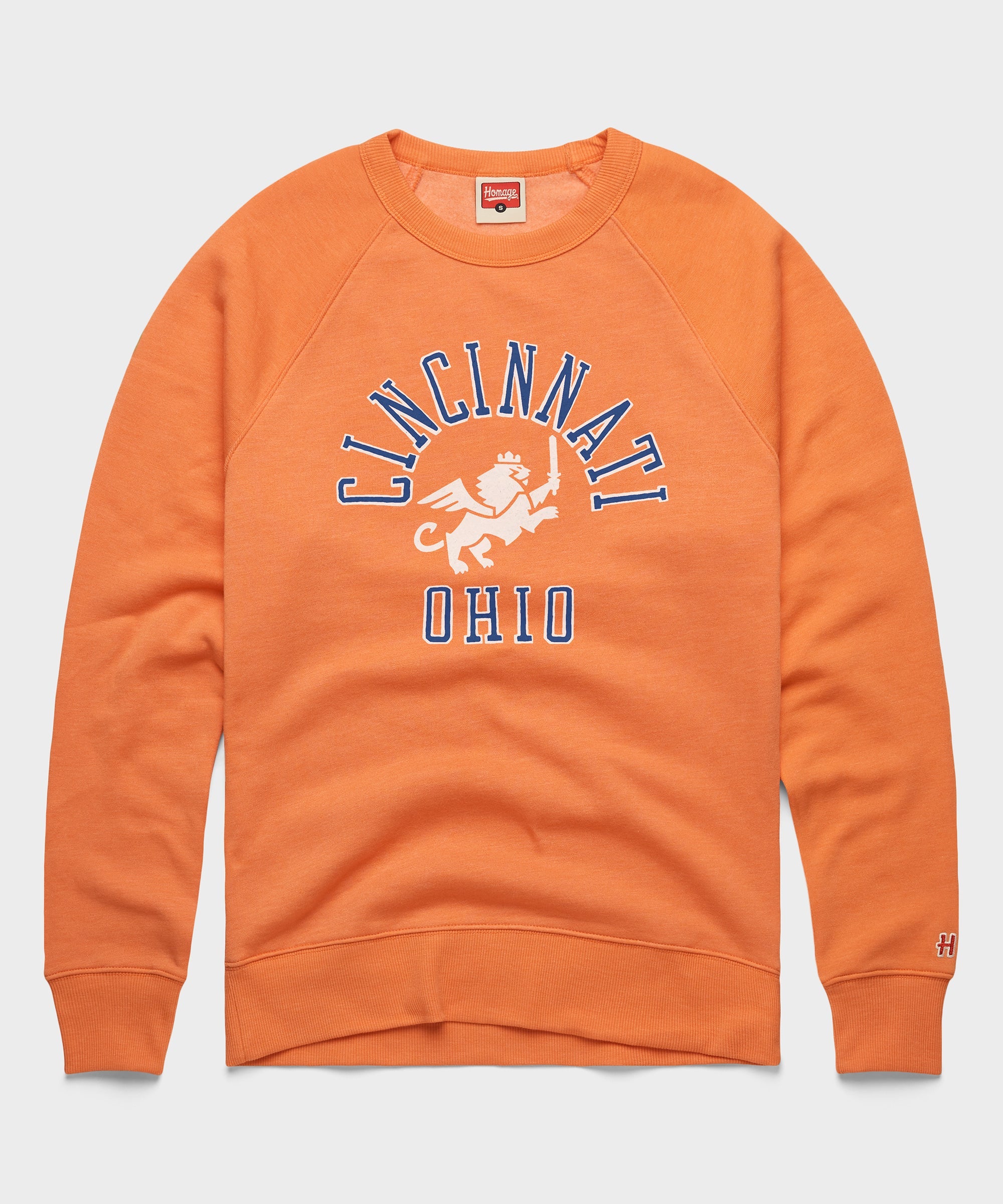 FC Cincinnati Arch Crewneck Orange