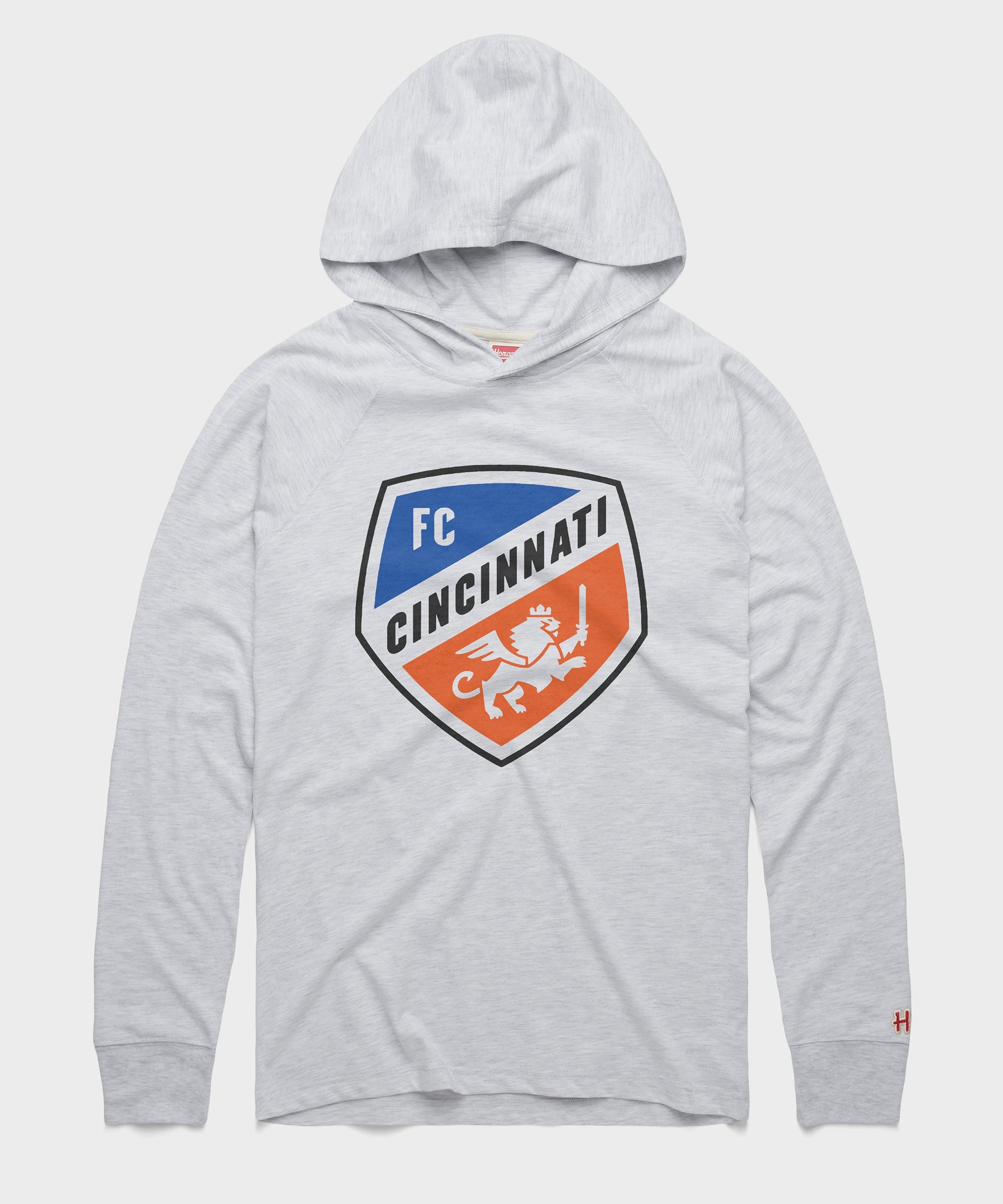 FC Cincinnati '19 Lightweight Hoodie Ash
