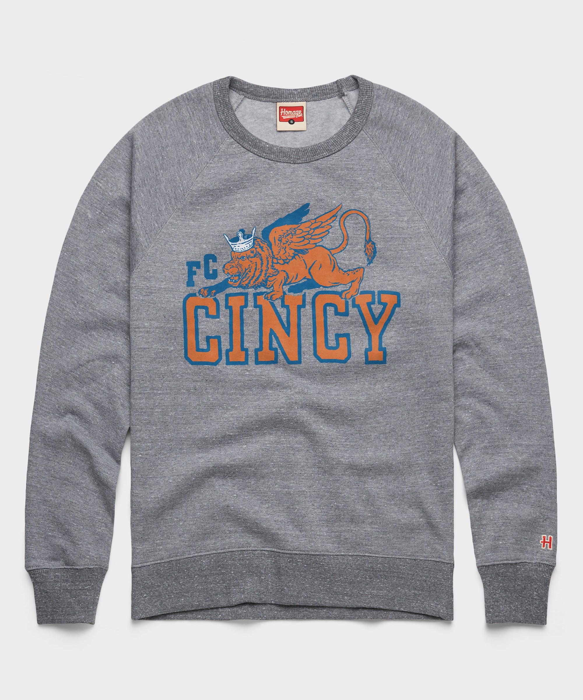 FC Cincy Lion And Crown Crewneck