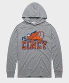 Fc Cincy Lion And Crown Lightweight Hoodie