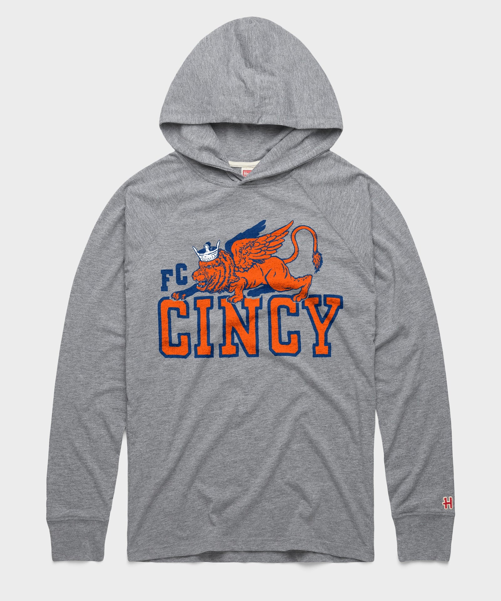 Fc Cincy Lion And Crown Lightweight Hoodie