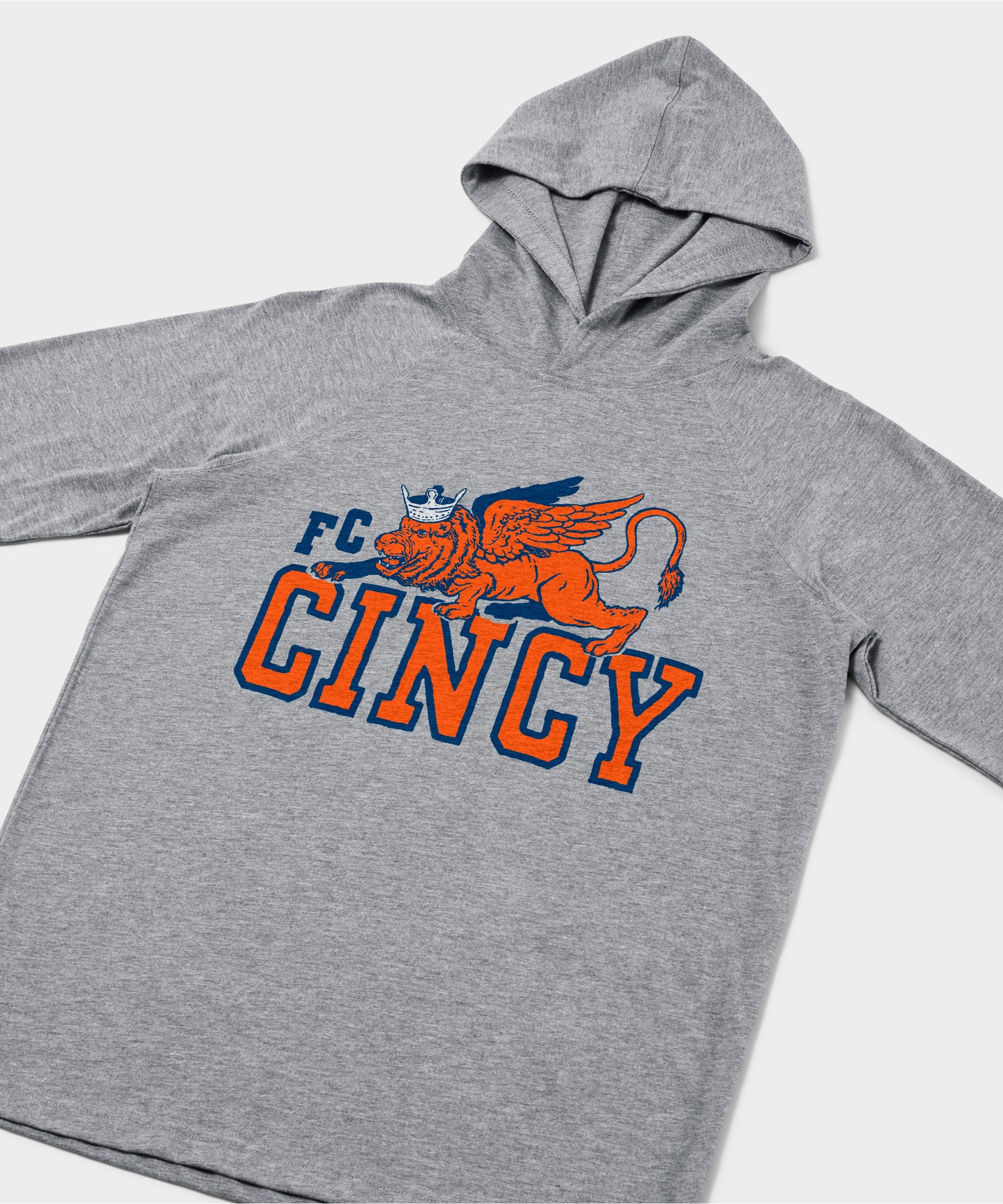 Fc Cincy Lion And Crown Lightweight Hoodie