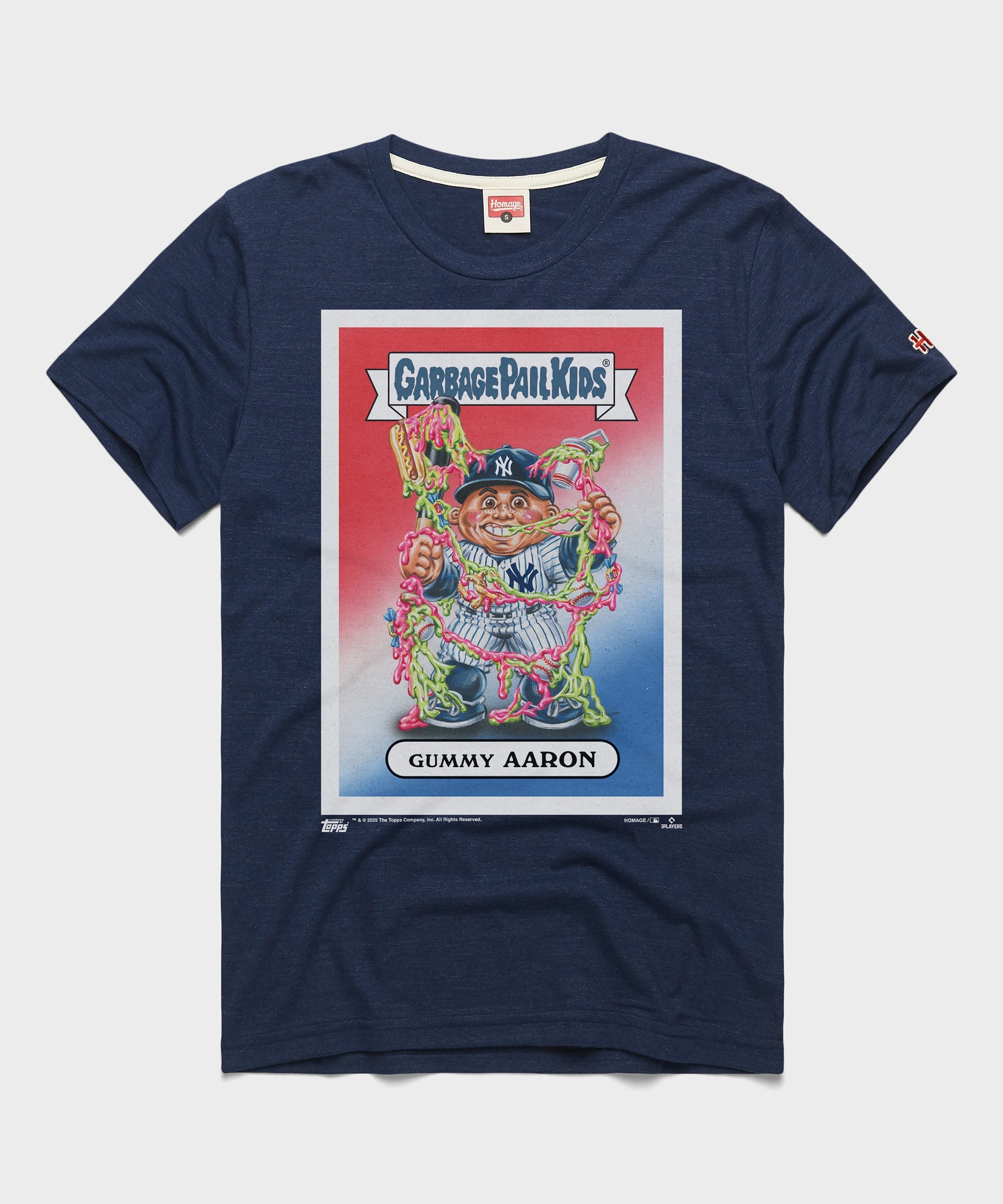 Garbage Pail Kids x Yankees Gummy Aaron Navy