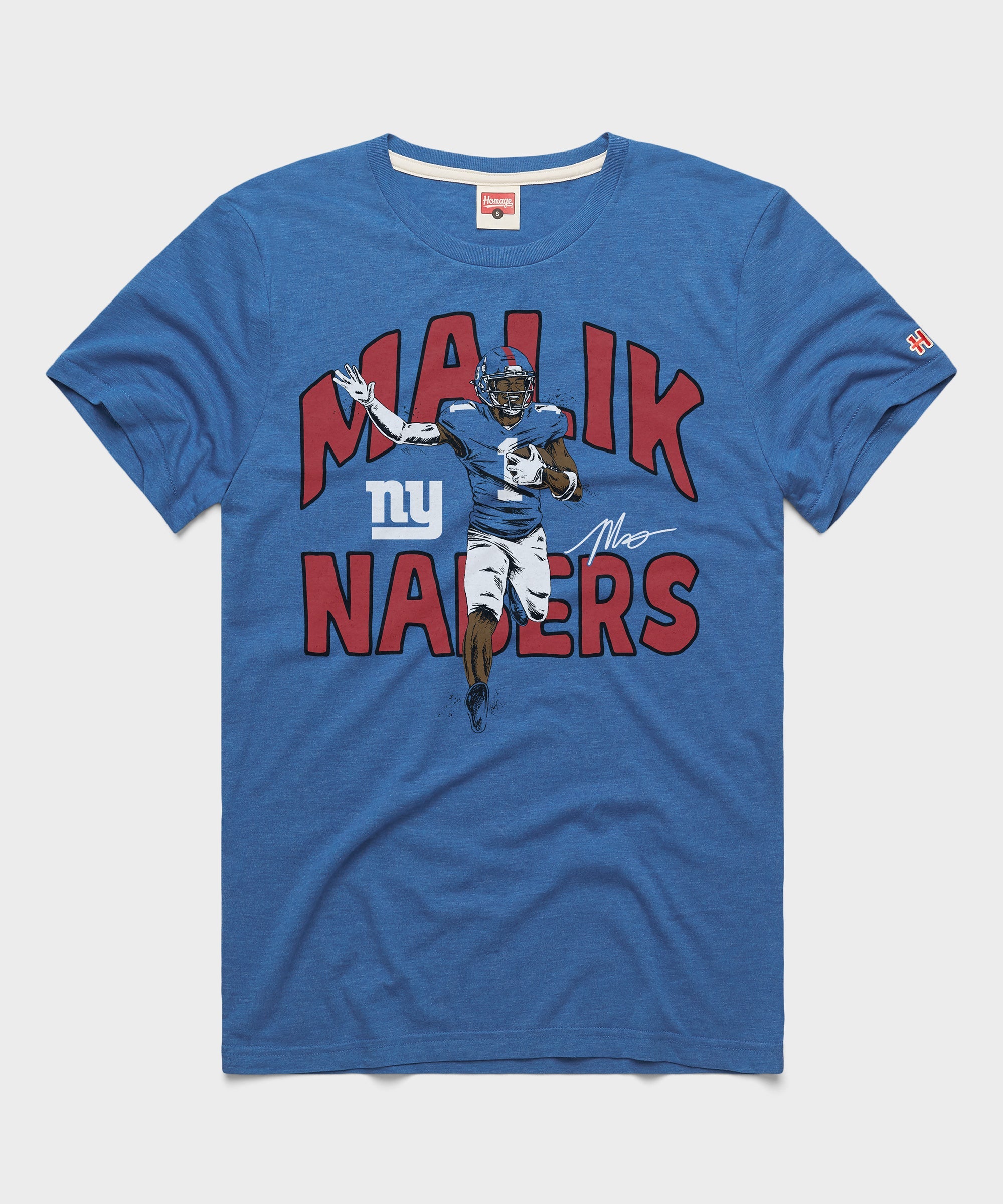 Giants Malik Nabers Signature Royal Blue