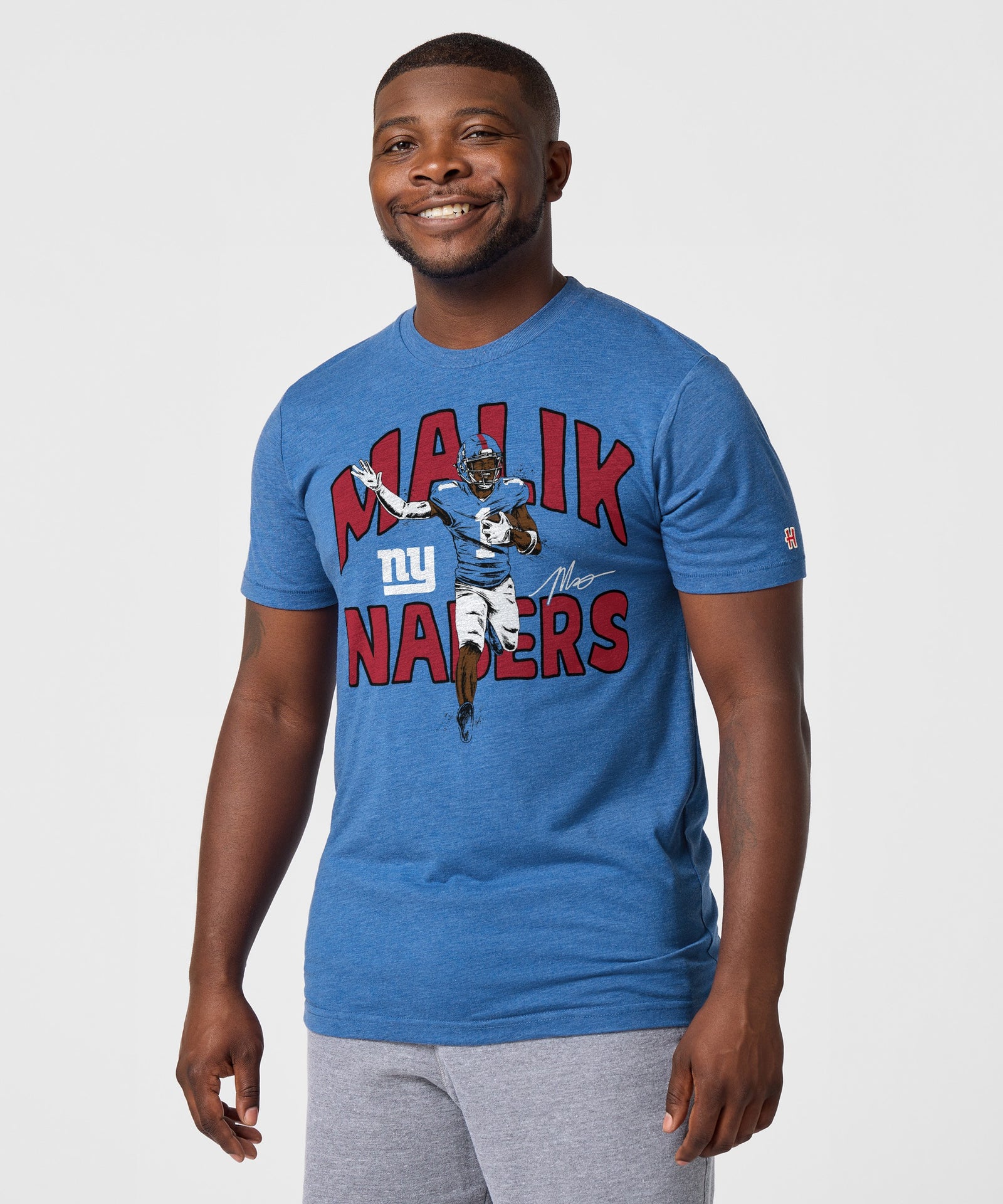 Giants Malik Nabers Signature