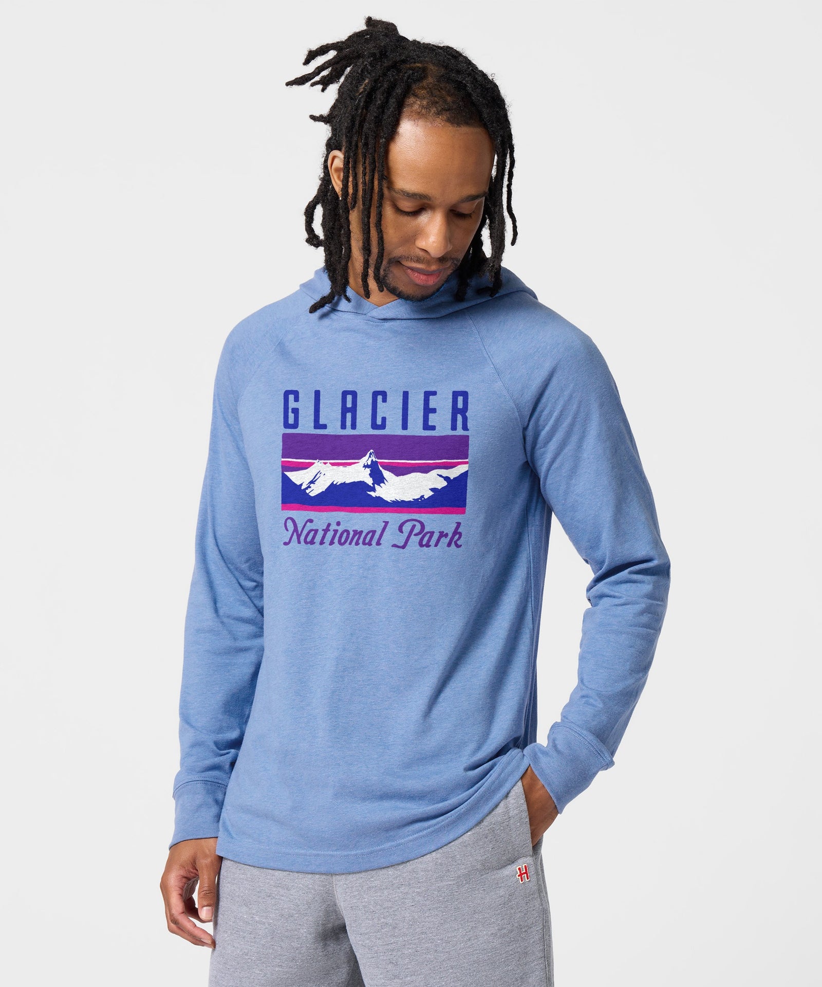 Glacier National Park Lightweight Hoodie