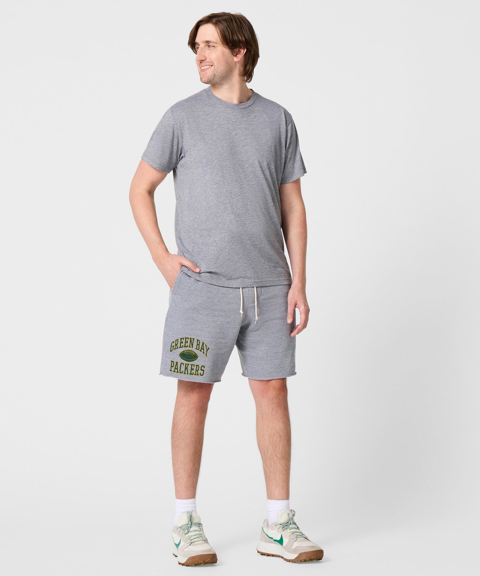 Green Bay Packers Gridiron Sweat Shorts