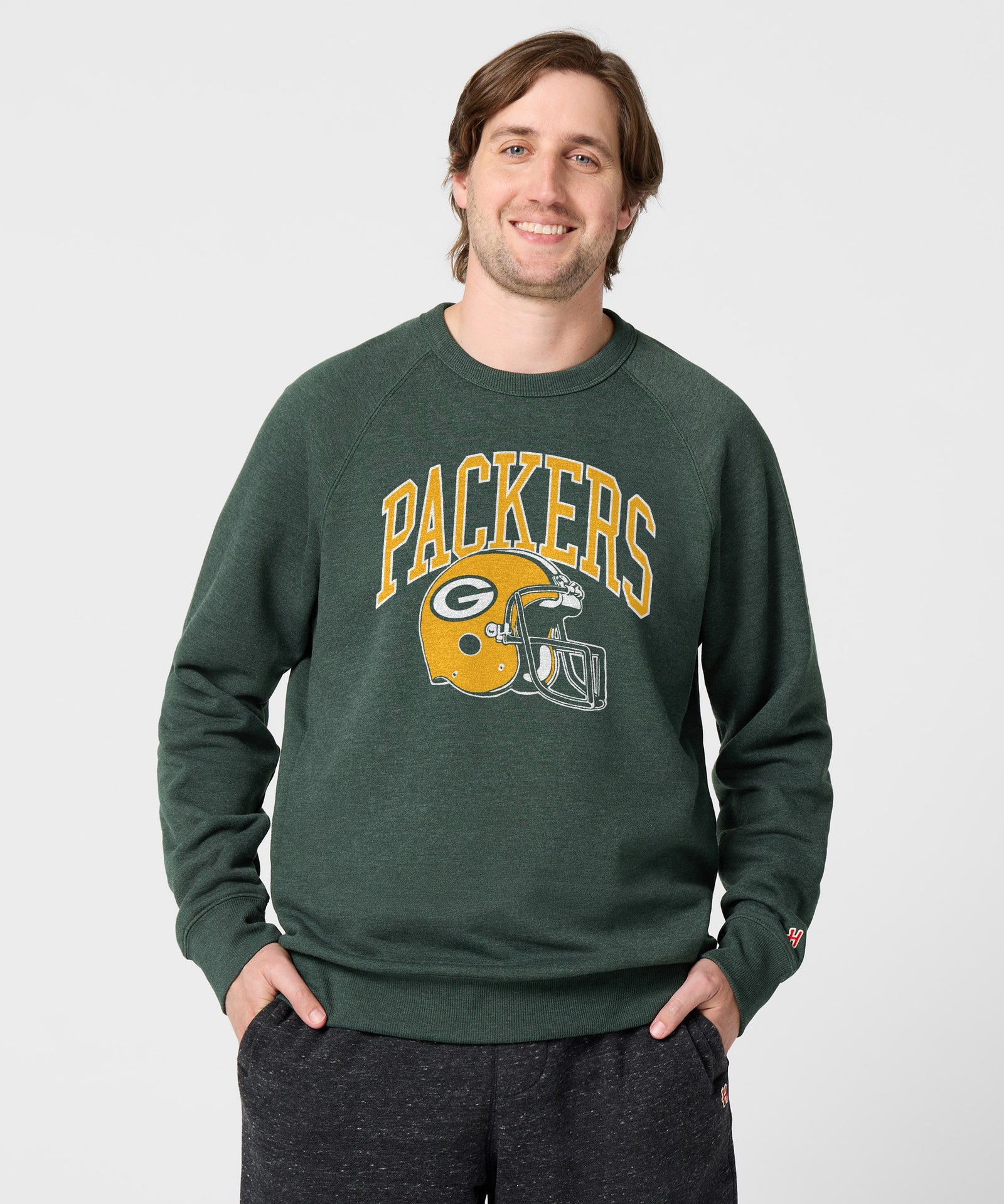 Green Bay Packers Helmet Crewneck
