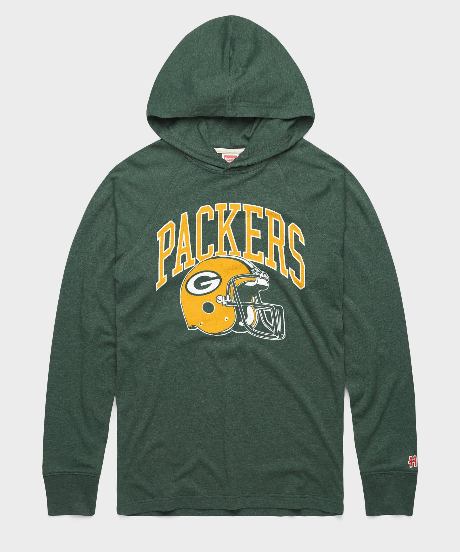 Green Bay Packers Helmet Lightweight Hoodie