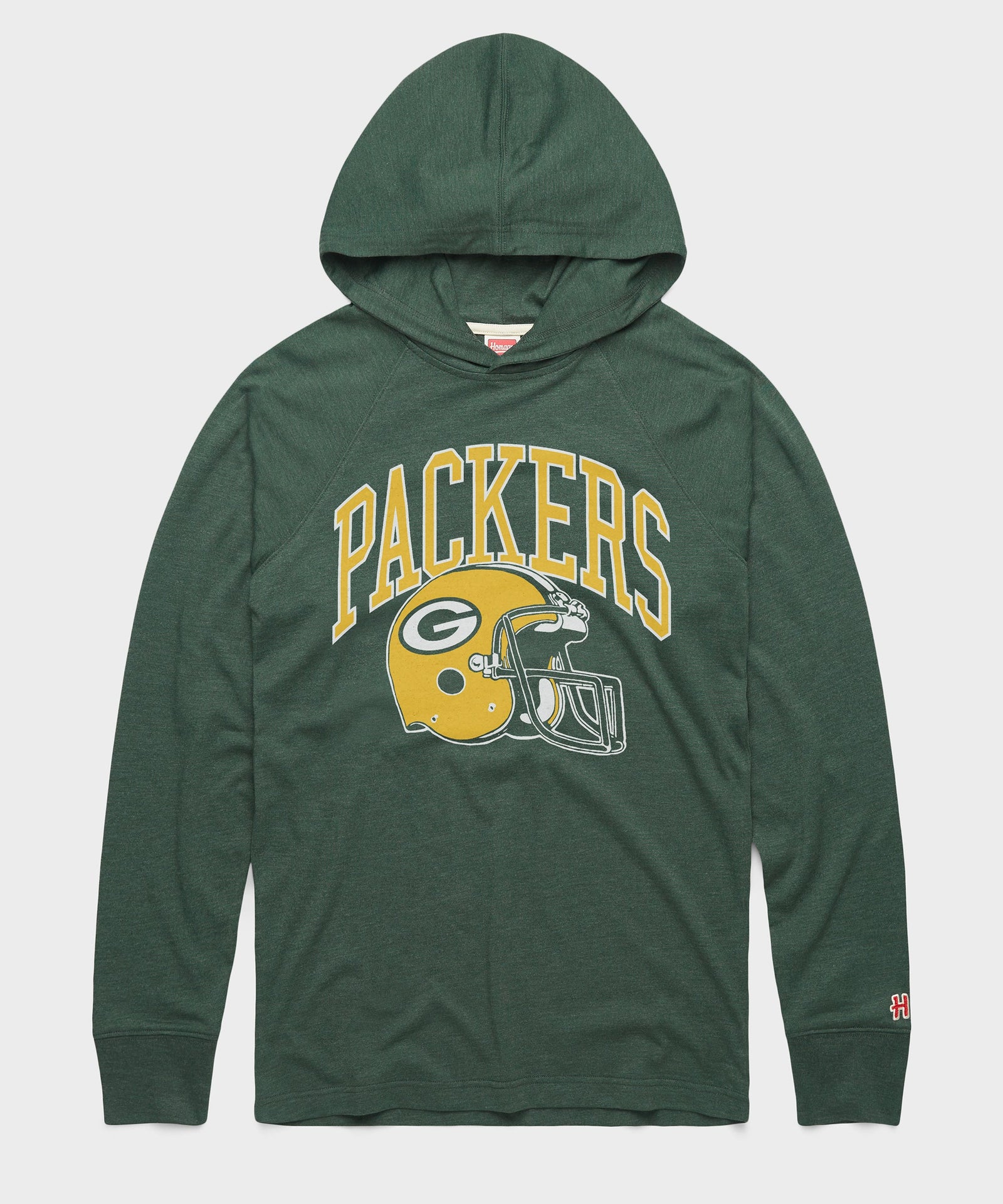 Green Bay Packers Helmet Lightweight Hoodie