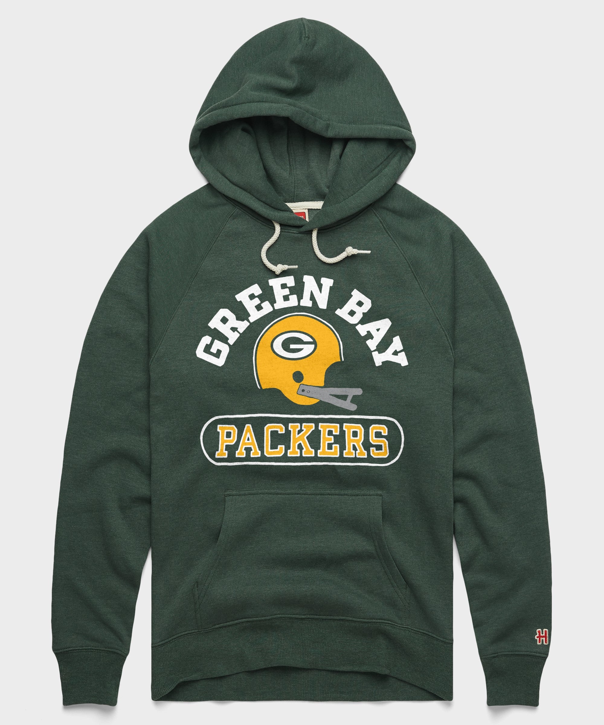Green Bay Packers Throwback Helmet Hoodie