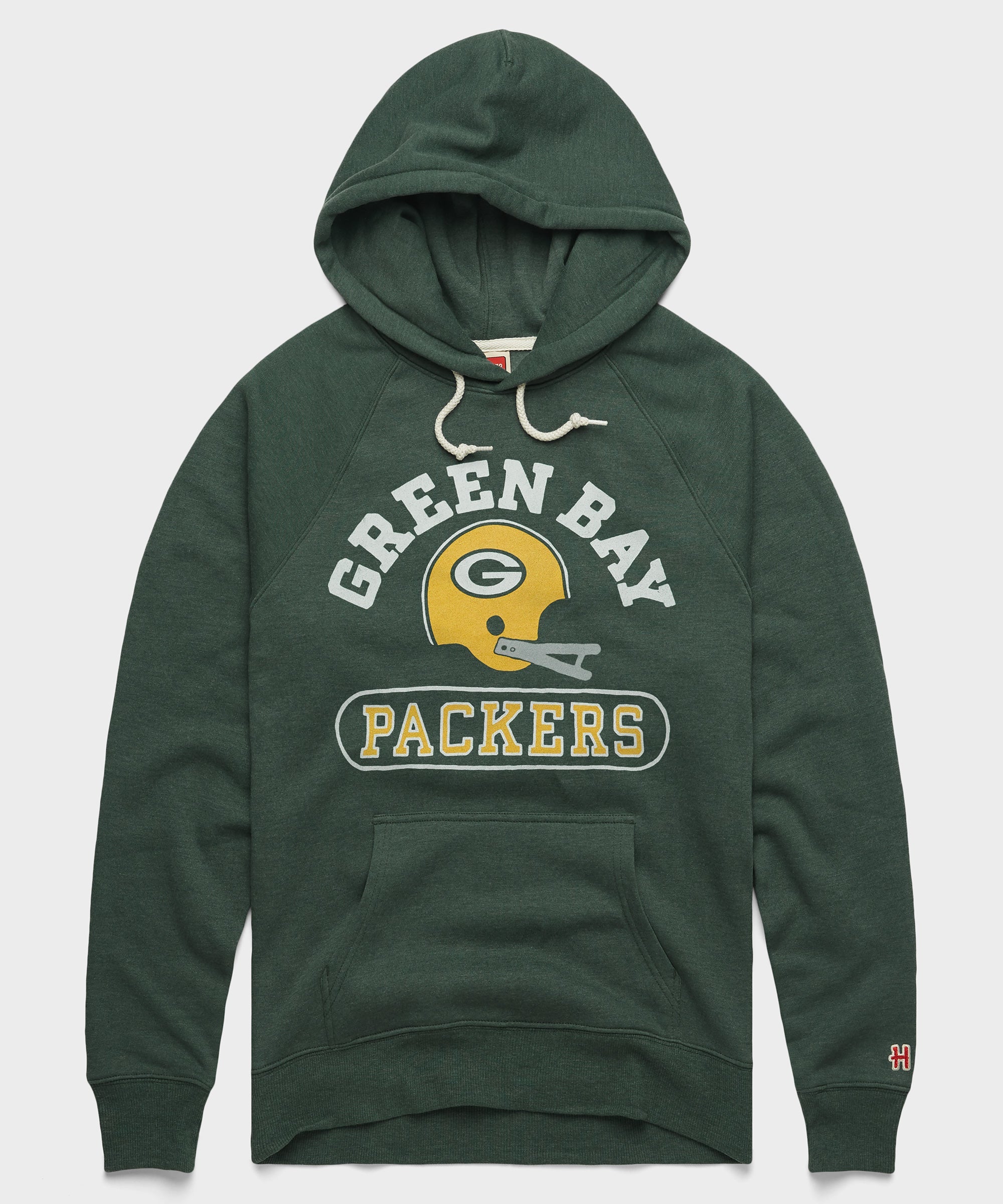 Green Bay Packers Throwback Helmet Hoodie
