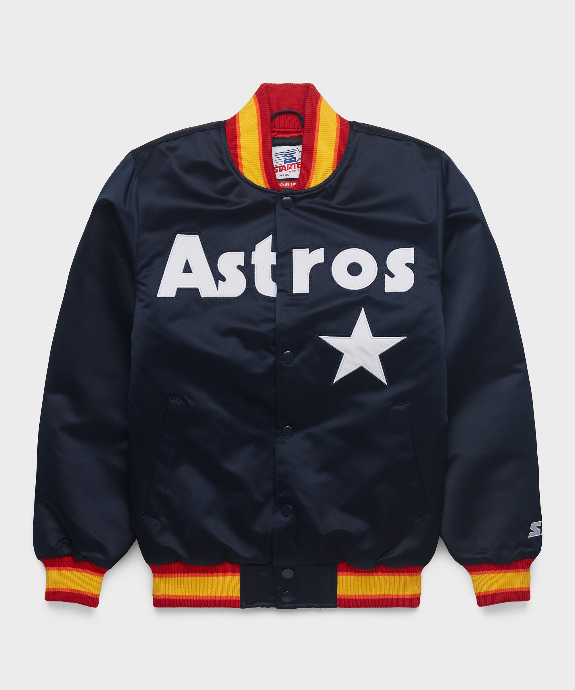 HOMAGE X Starter Astros Heavyweight Satin Jacket