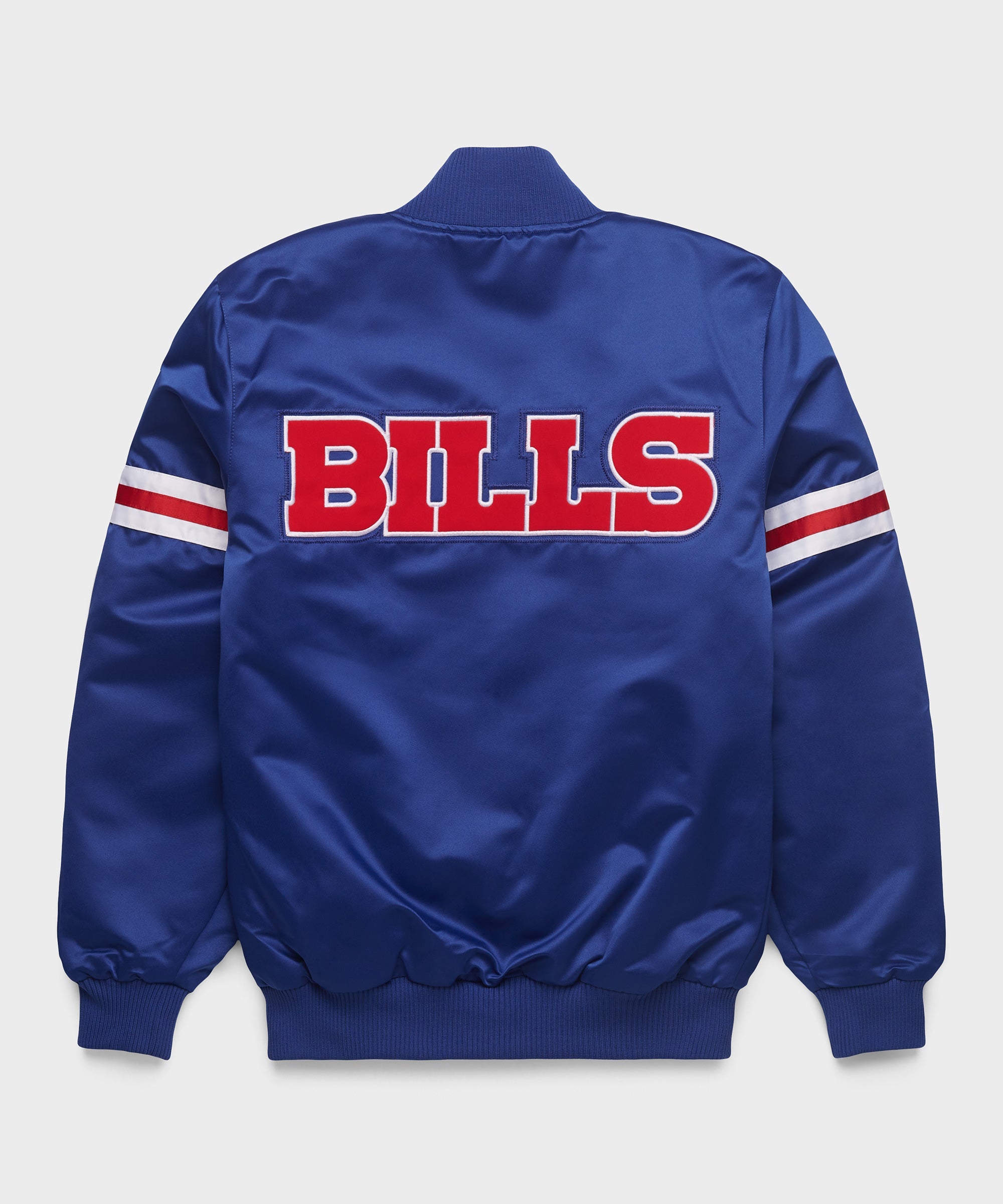 HOMAGE X Starter Bills Heavyweight Satin Jacket Royal Blue