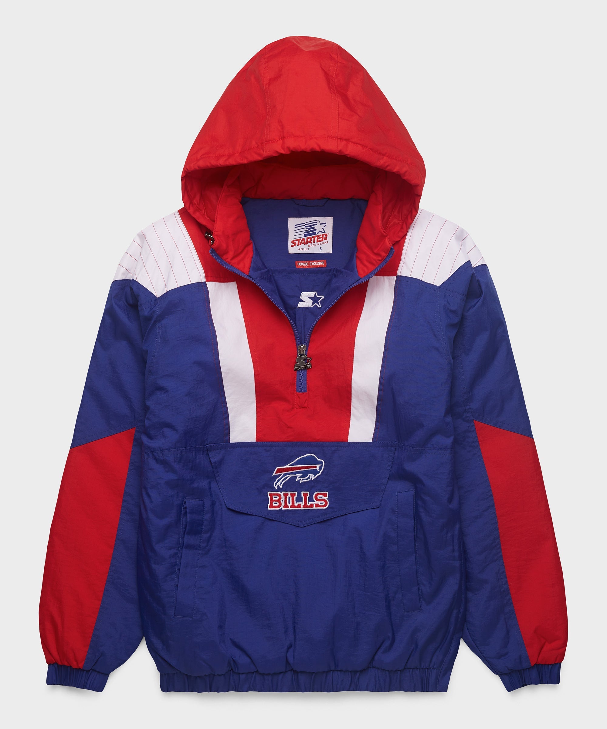 HOMAGE X Starter Bills Pullover Jacket Royal Blue