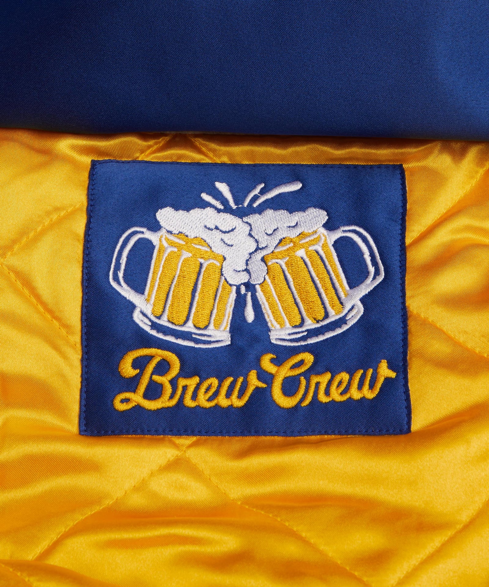 HOMAGE X Starter Brewers Heavyweight Satin Jacket