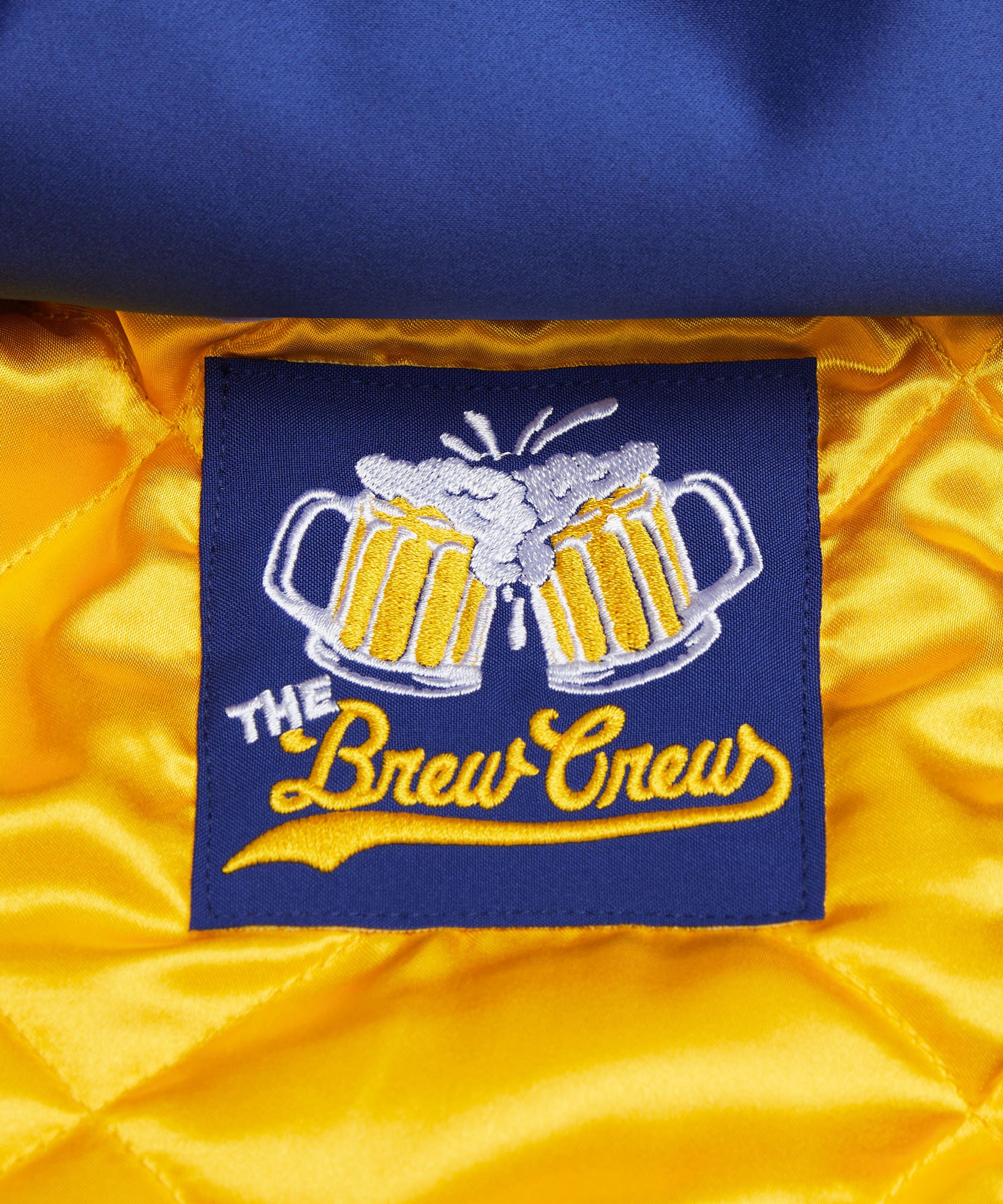 HOMAGE X Starter Brewers Heavyweight Satin Jacket