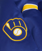 HOMAGE X Starter Brewers Heavyweight Satin Jacket