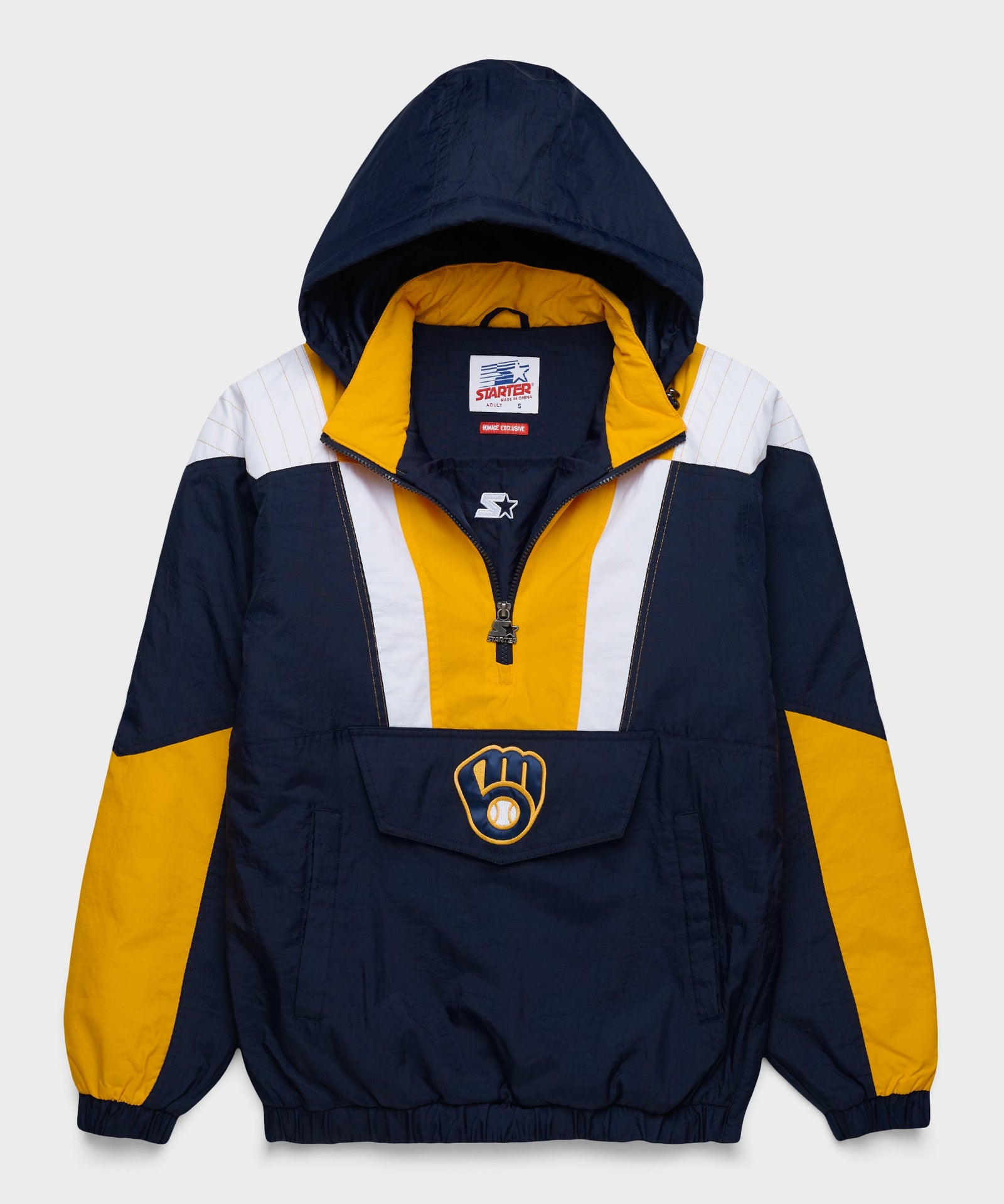HOMAGE X Starter Brewers Pullover Jacket