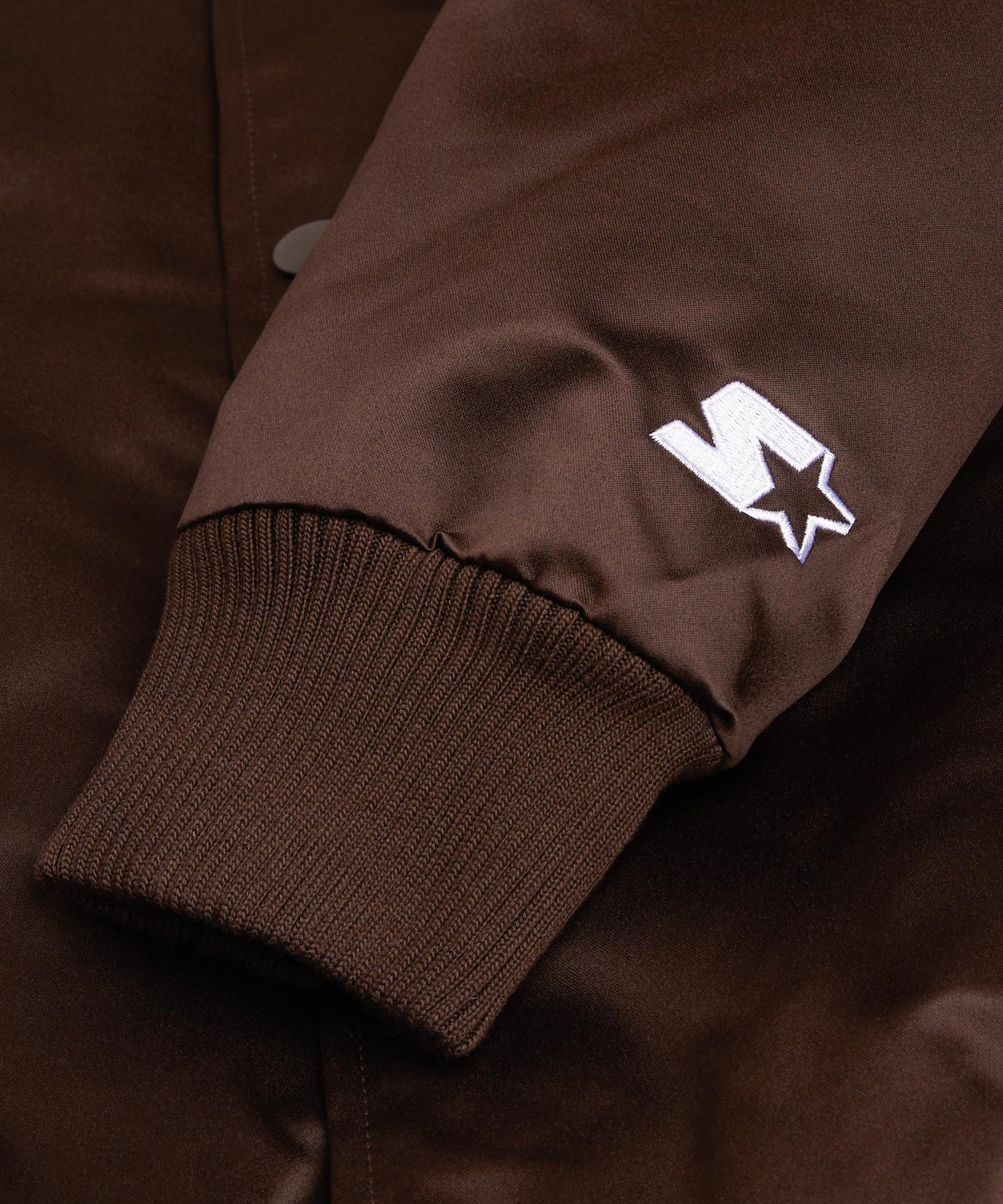 HOMAGE X Starter Browns Heavyweight Satin Jacket