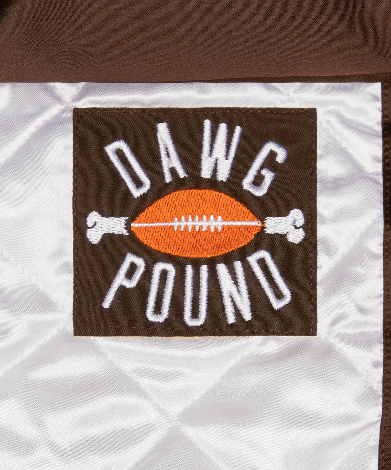 HOMAGE X Starter Browns Heavyweight Satin Jacket