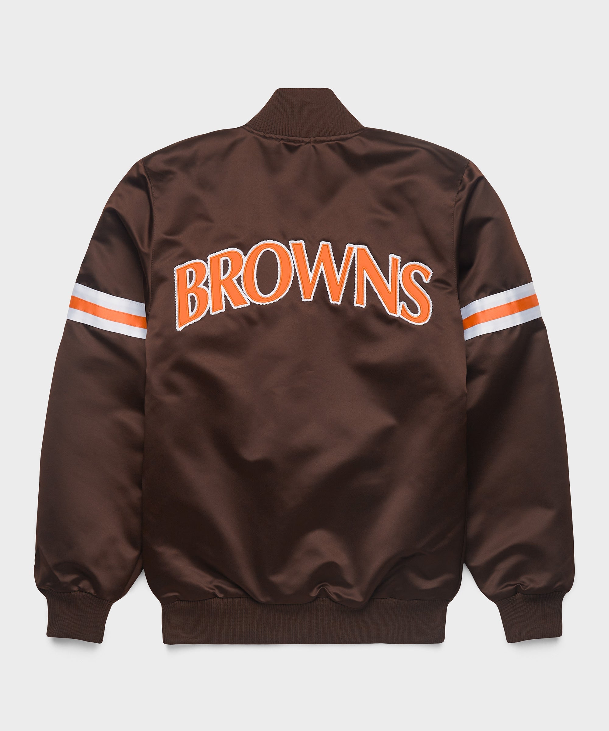 HOMAGE X Starter Browns Heavyweight Satin Jacket