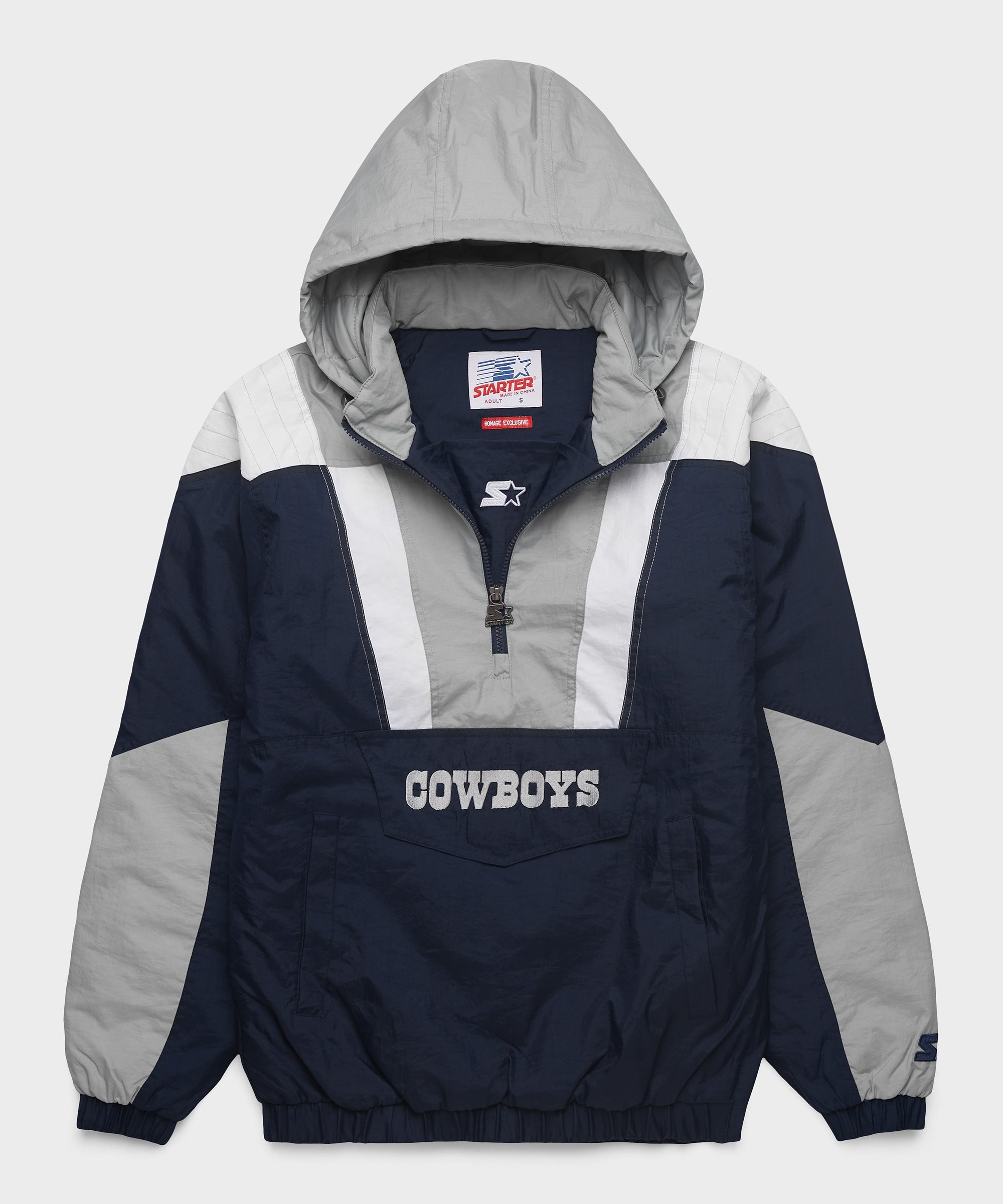HOMAGE X Starter Cowboys Pullover Jacket Navy