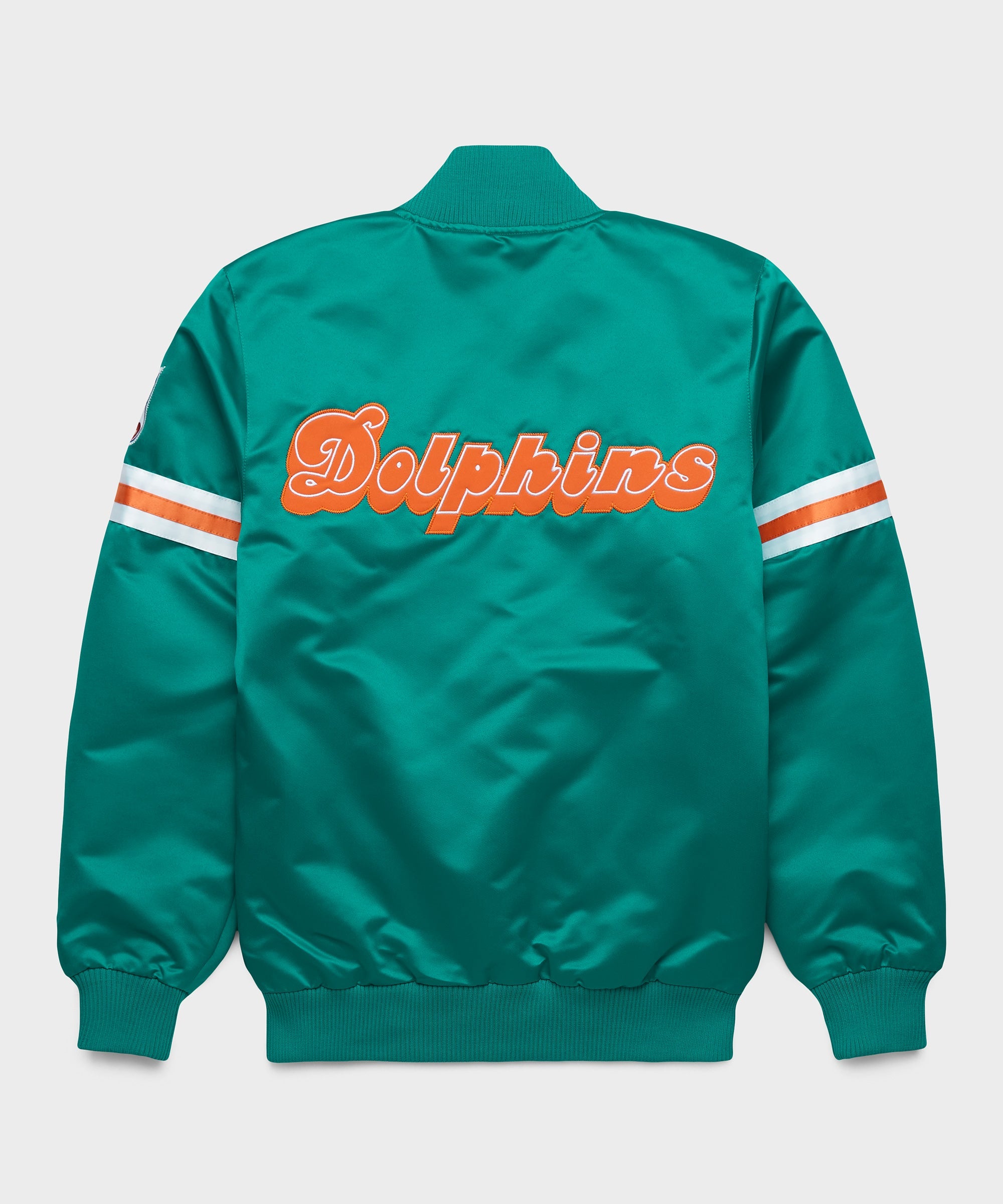 HOMAGE X Starter Dolphins Heavyweight Satin Jacket Teal