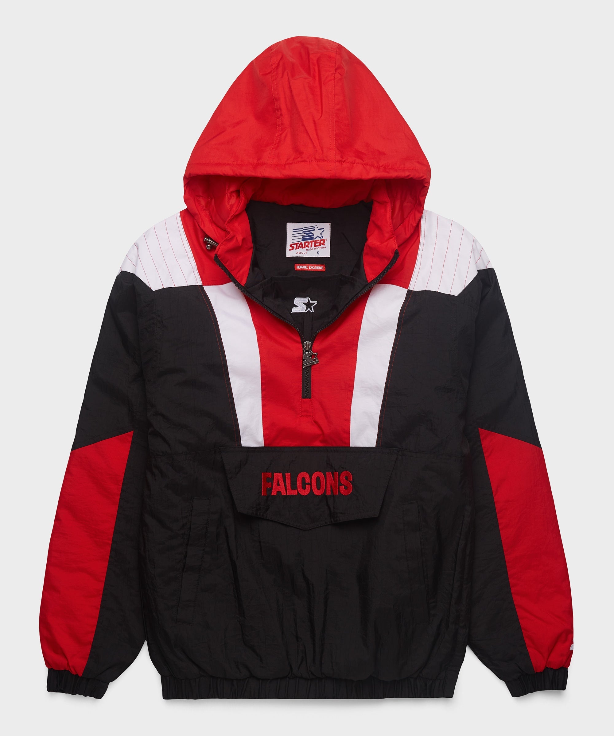HOMAGE X Starter Falcons Pullover Jacket | Retro Atlanta Falcons
