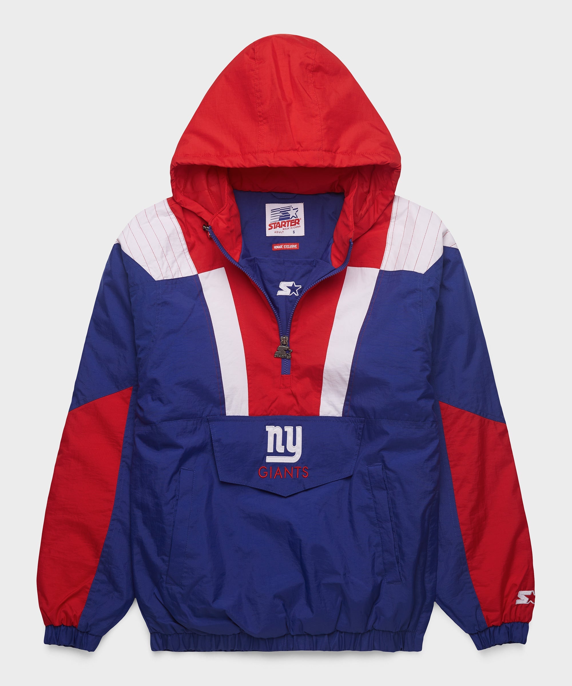 HOMAGE X Starter Giants Pullover Jacket Royal Blue