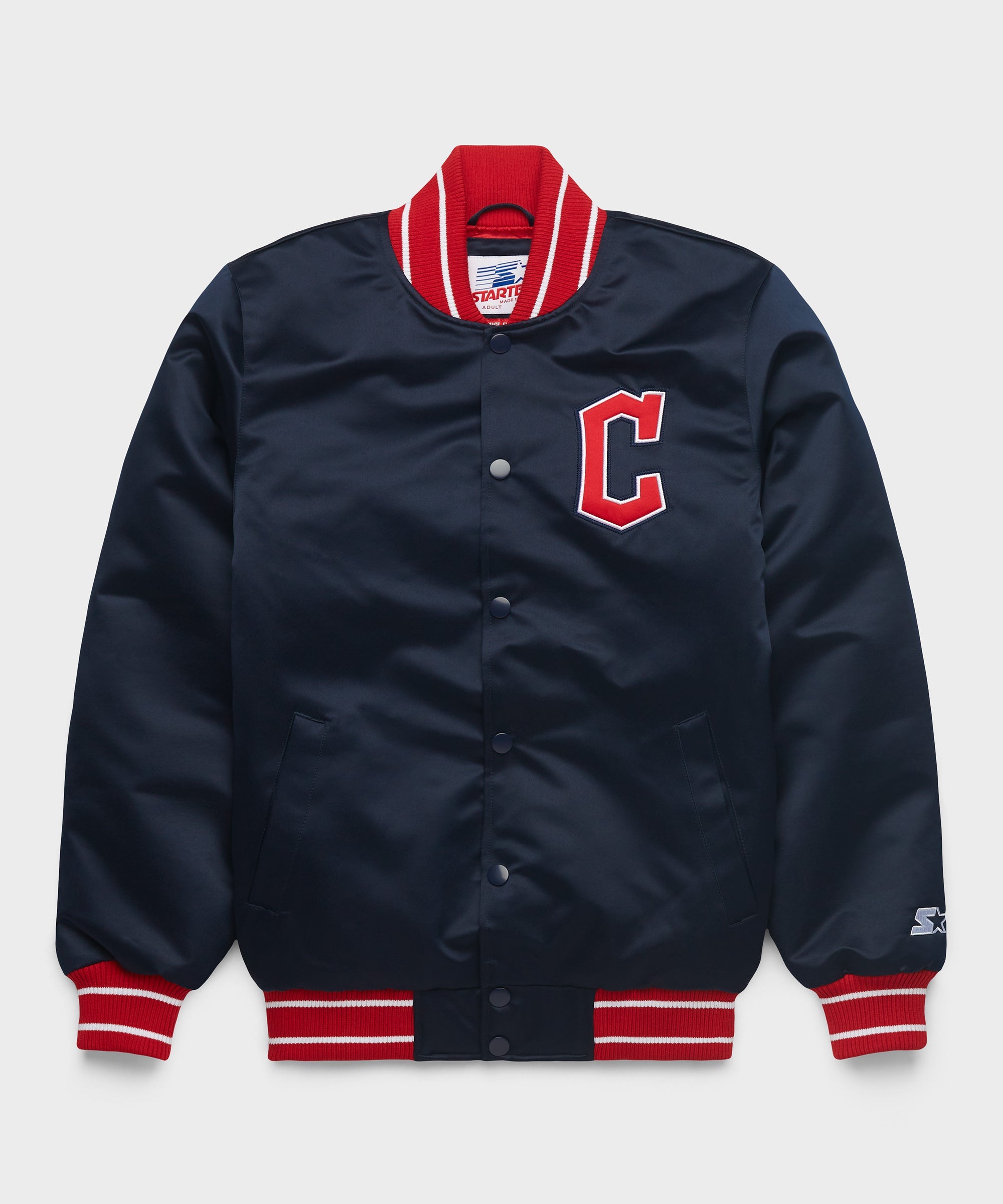 HOMAGE X Starter Guardians Heavyweight Satin Jacket Navy
