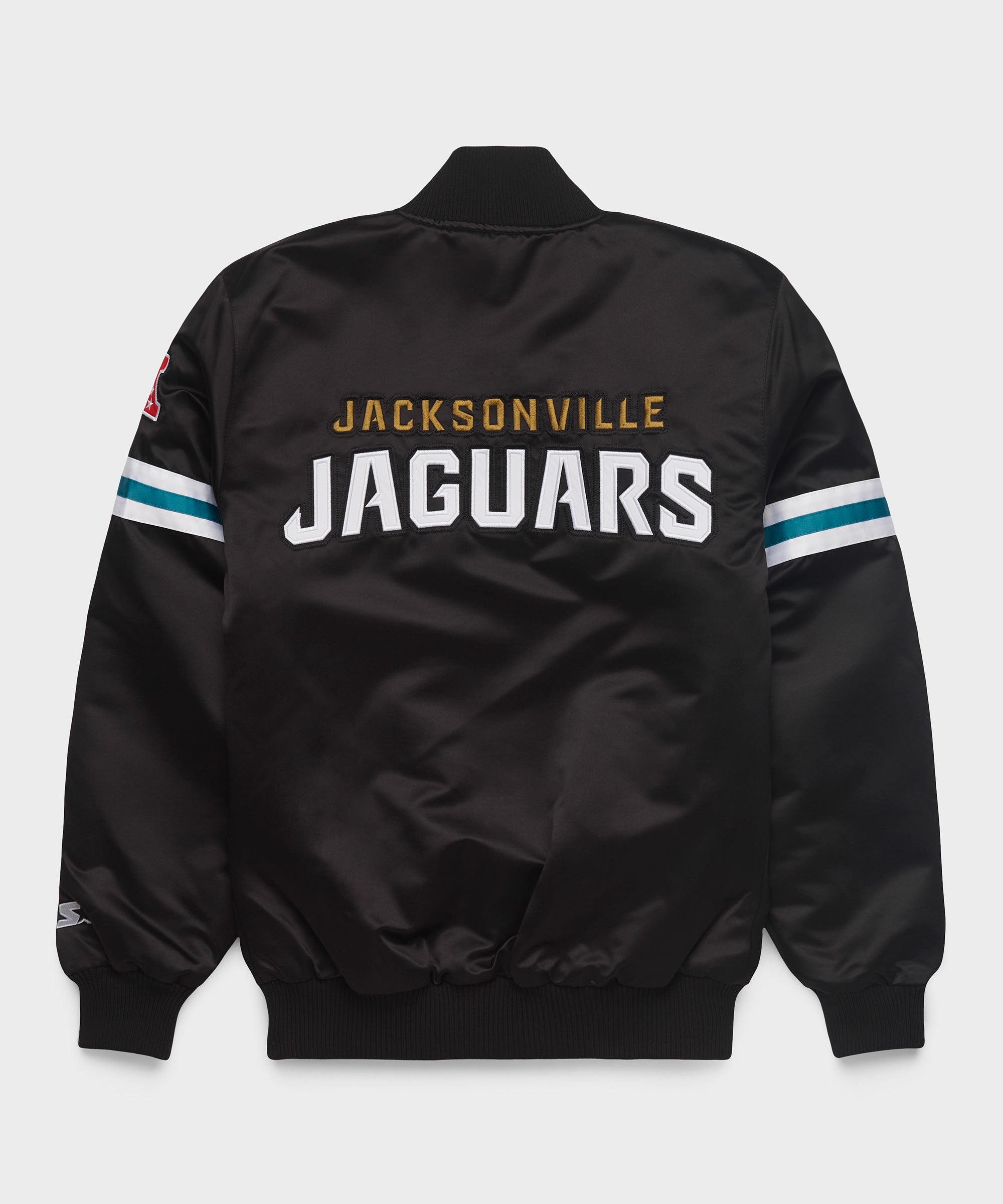 HOMAGE X Starter Jaguars Heavyweight Satin Jacket Black