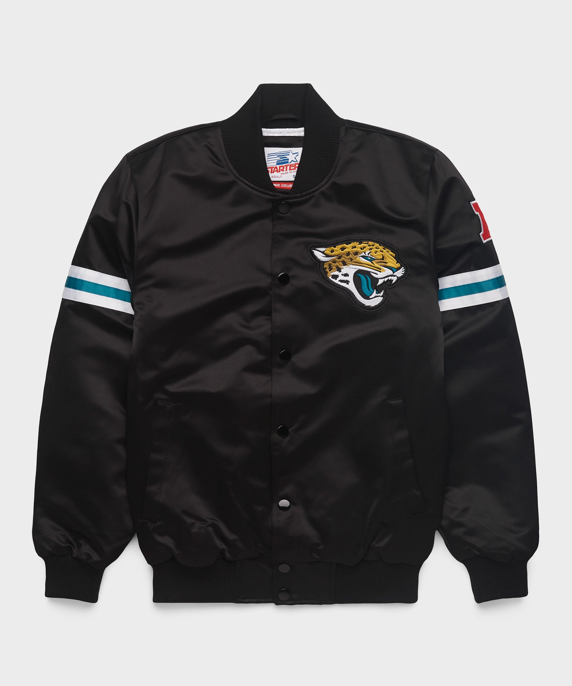 HOMAGE X Starter Jaguars Heavyweight Satin Jacket Black