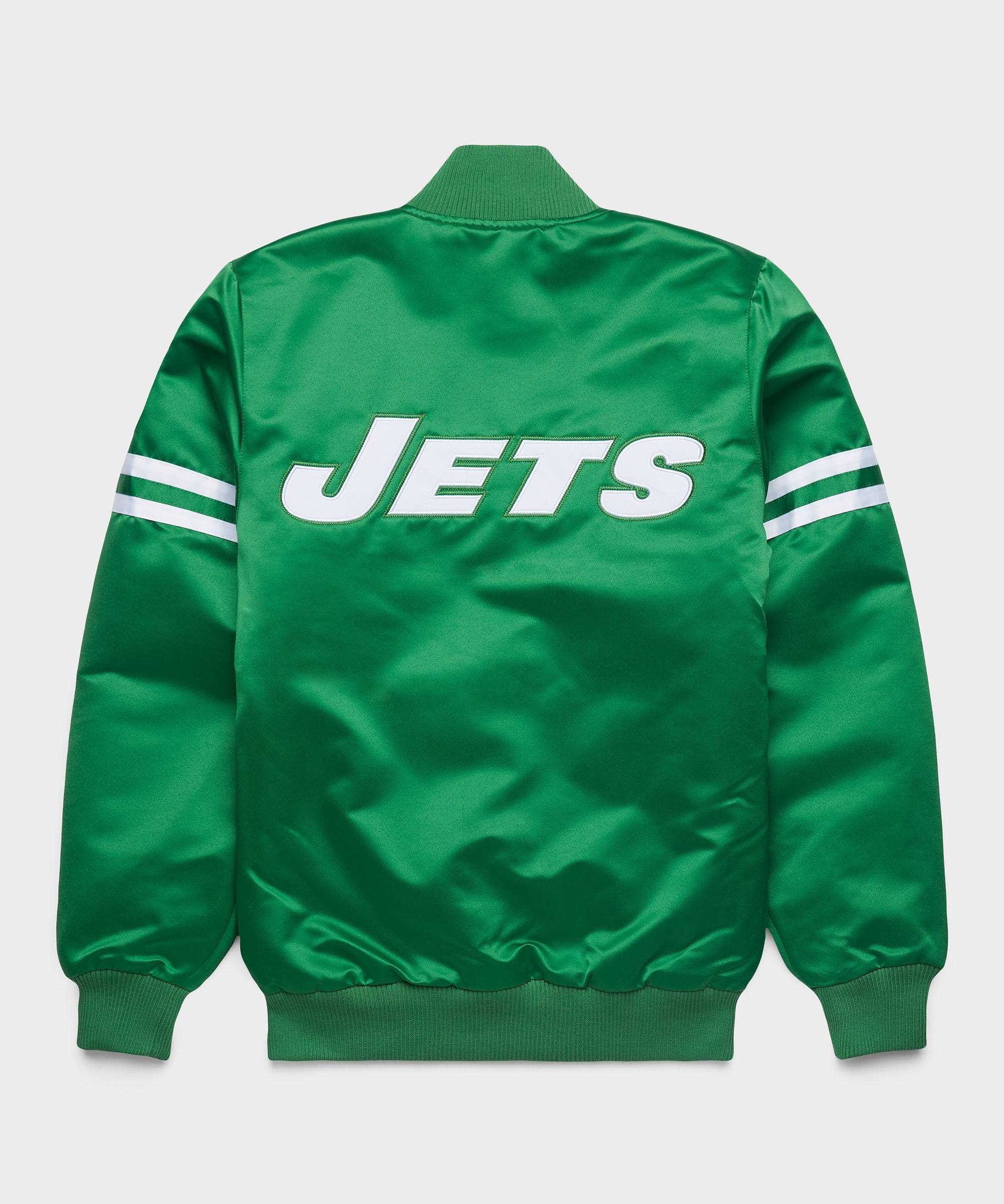 HOMAGE X Starter Jets Heavyweight Satin Jacket Green