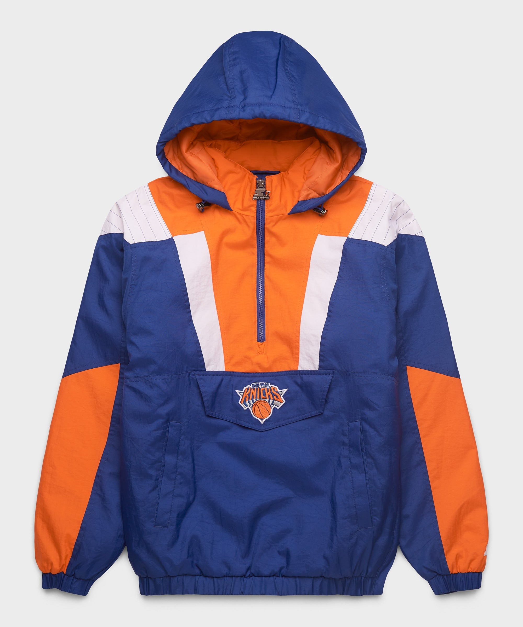 HOMAGE X Starter Knicks Pullover Jacket | NBA Starter Jacket