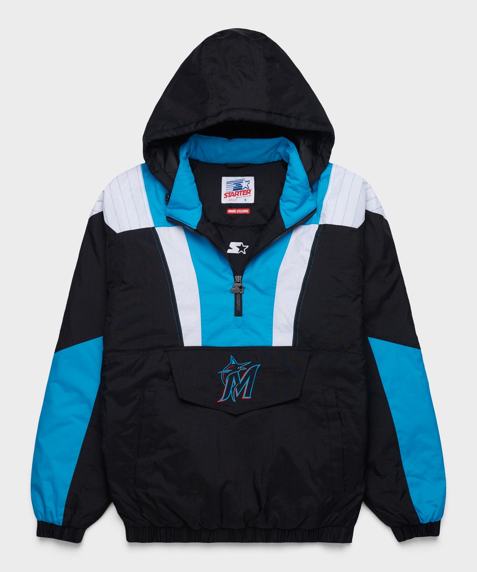 HOMAGE X Starter Marlins Pullover Jacket