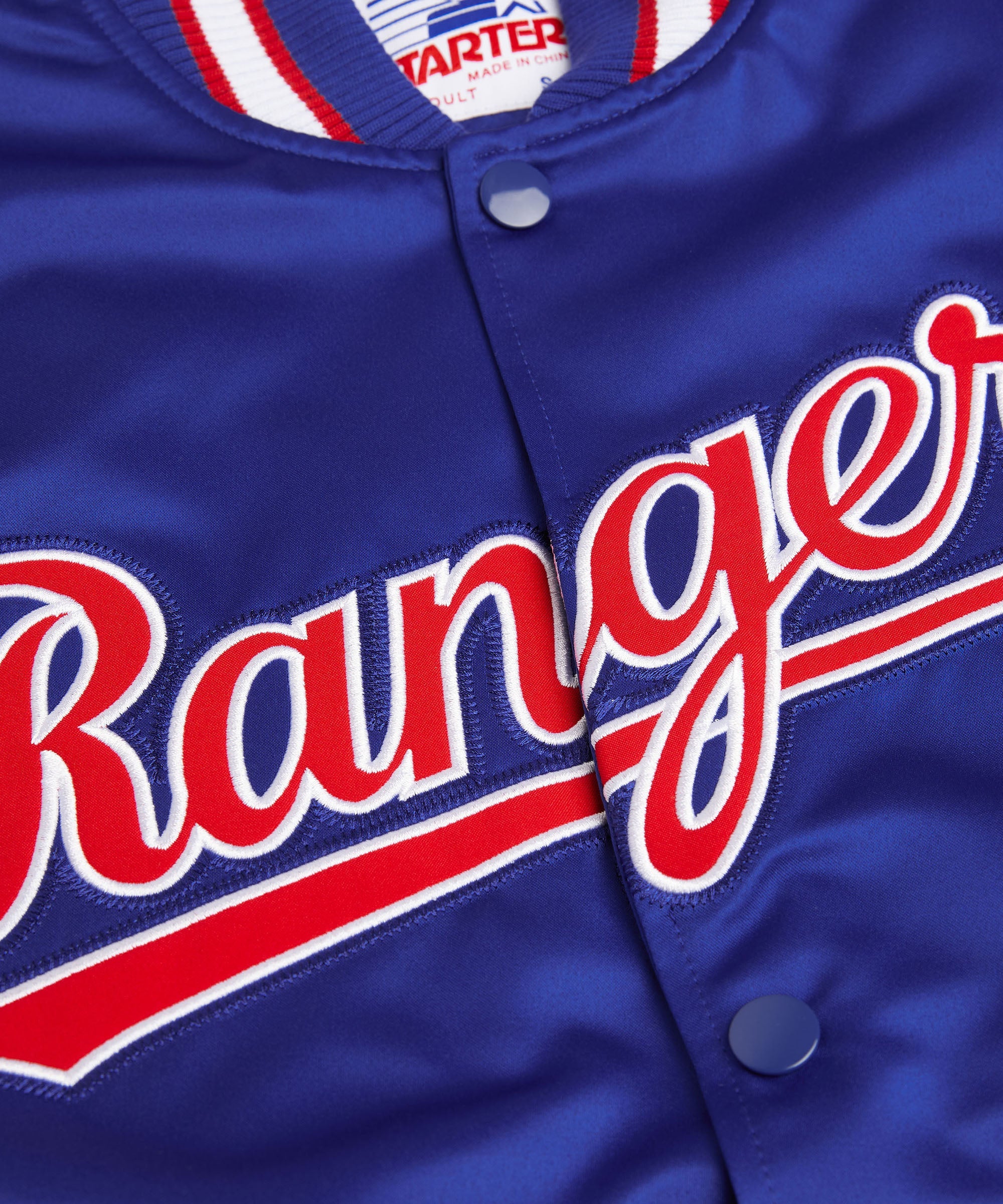 HOMAGE X Starter Rangers Heavyweight Satin Jacket