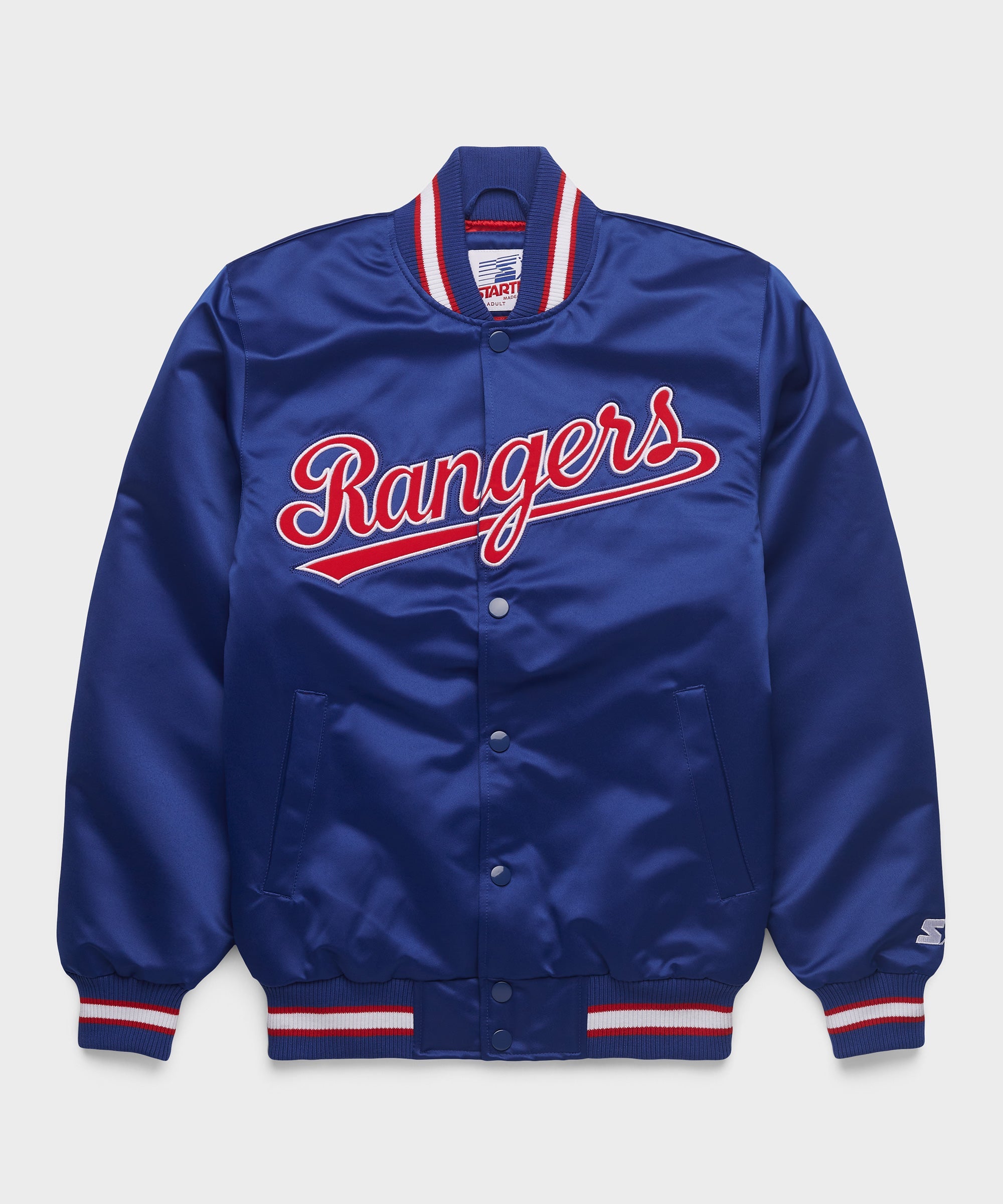HOMAGE X Starter Rangers Heavyweight Satin Jacket Royal Blue