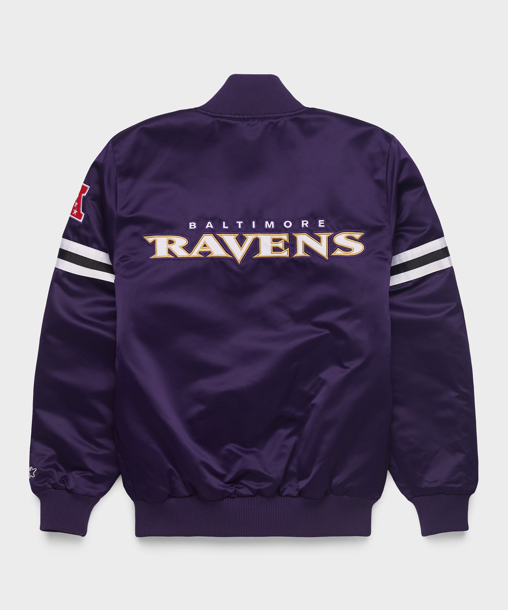 HOMAGE X Starter Ravens Heavyweight Satin Jacket
