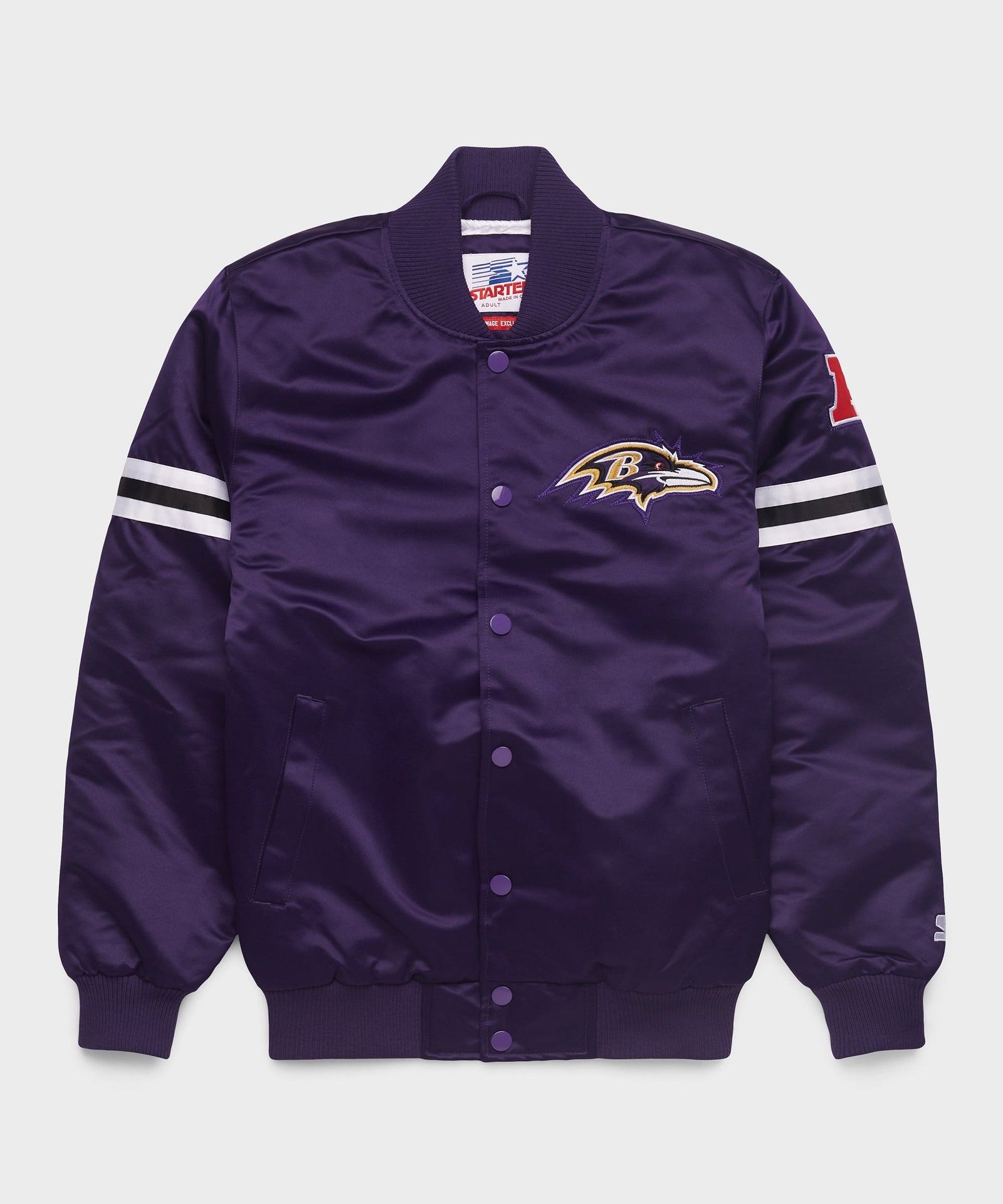HOMAGE X Starter Ravens Heavyweight Satin Jacket