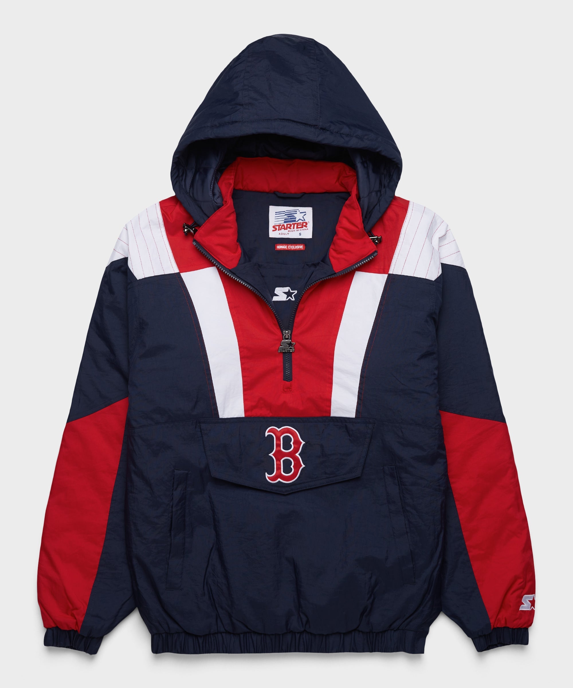 HOMAGE X Starter Red Sox Pullover Jacket