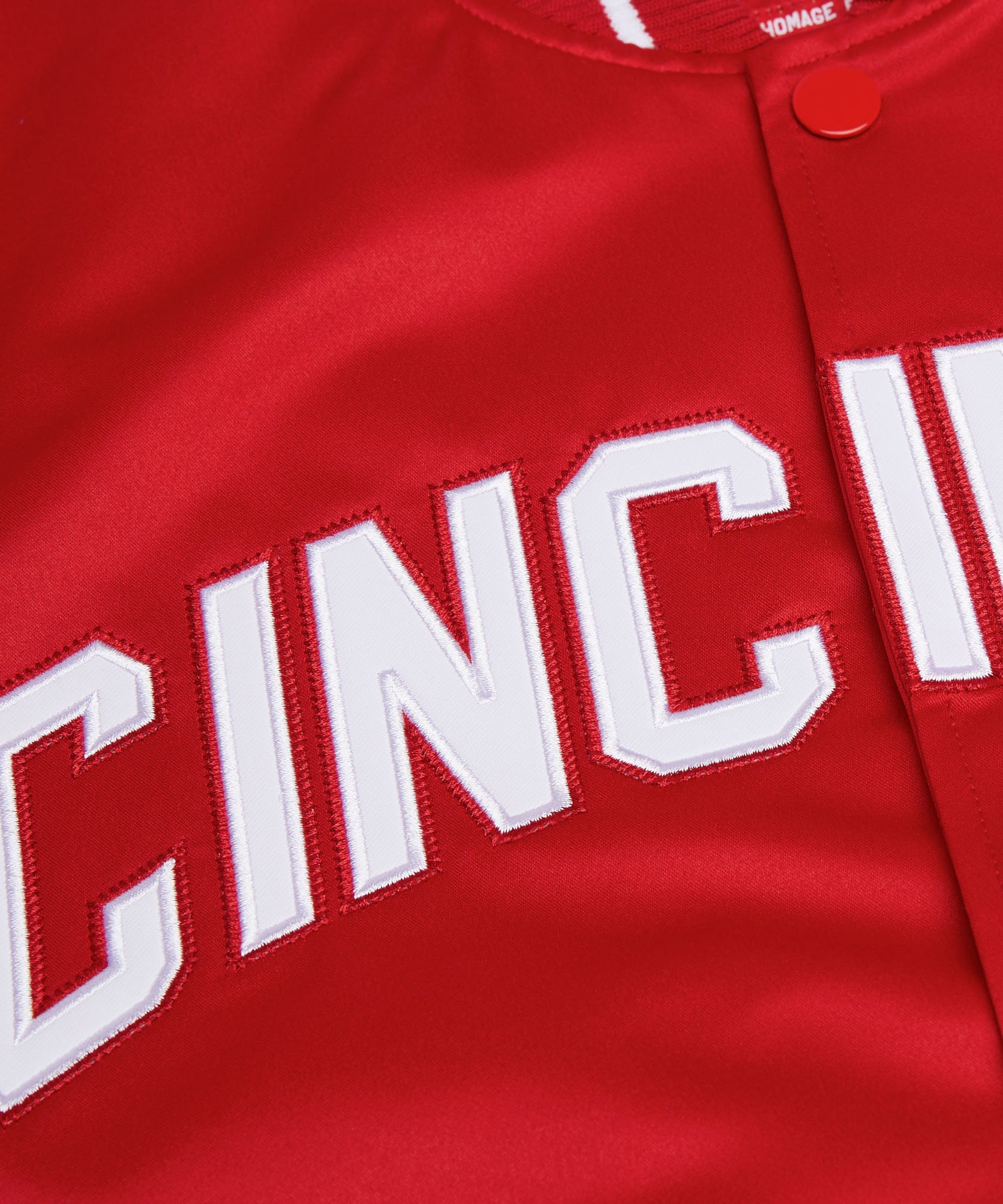 HOMAGE X Starter Reds Heavyweight Satin Jacket