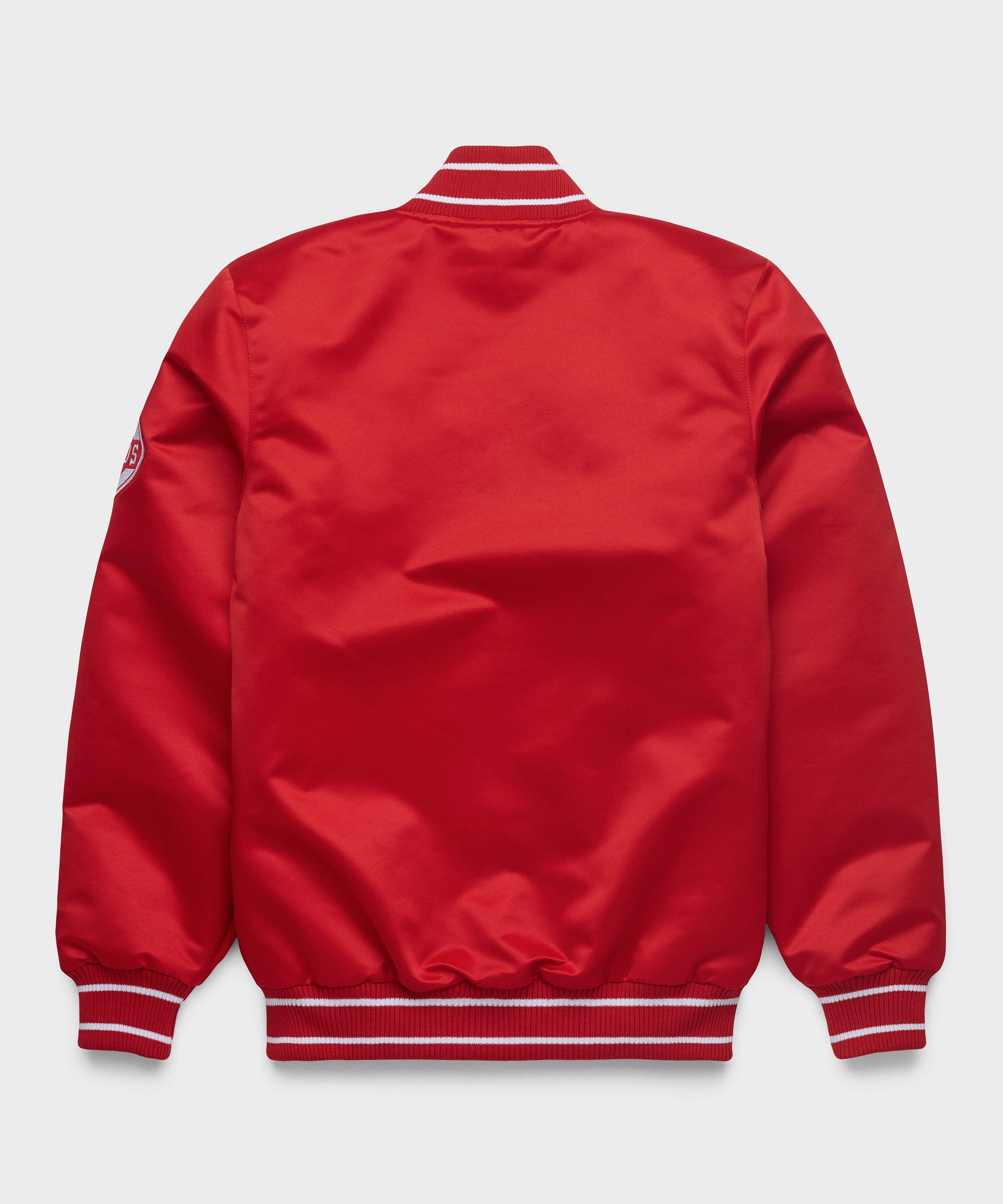 HOMAGE X Starter Reds Heavyweight Satin Jacket Red