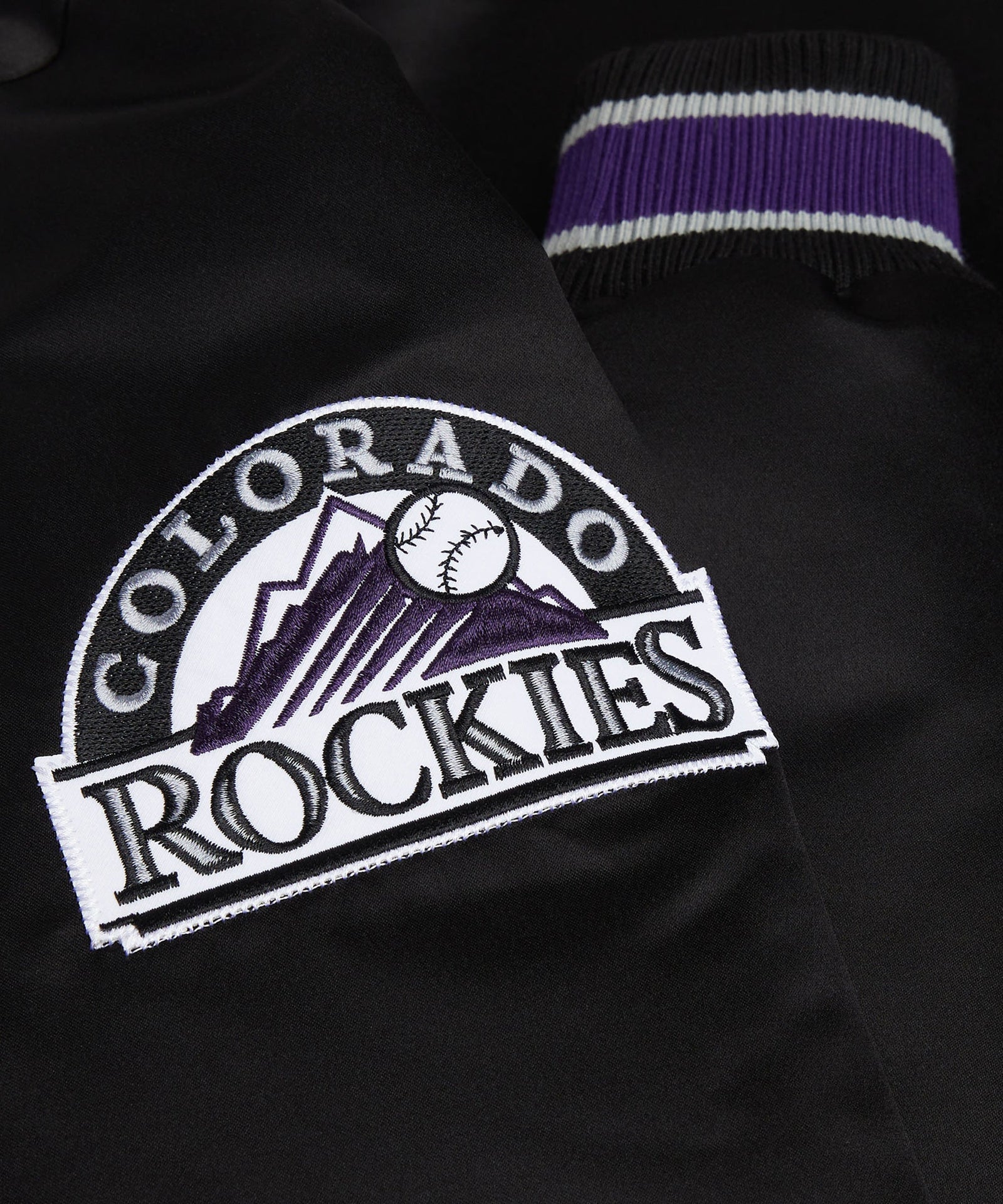 HOMAGE X Starter Rockies Heavyweight Satin Jacket